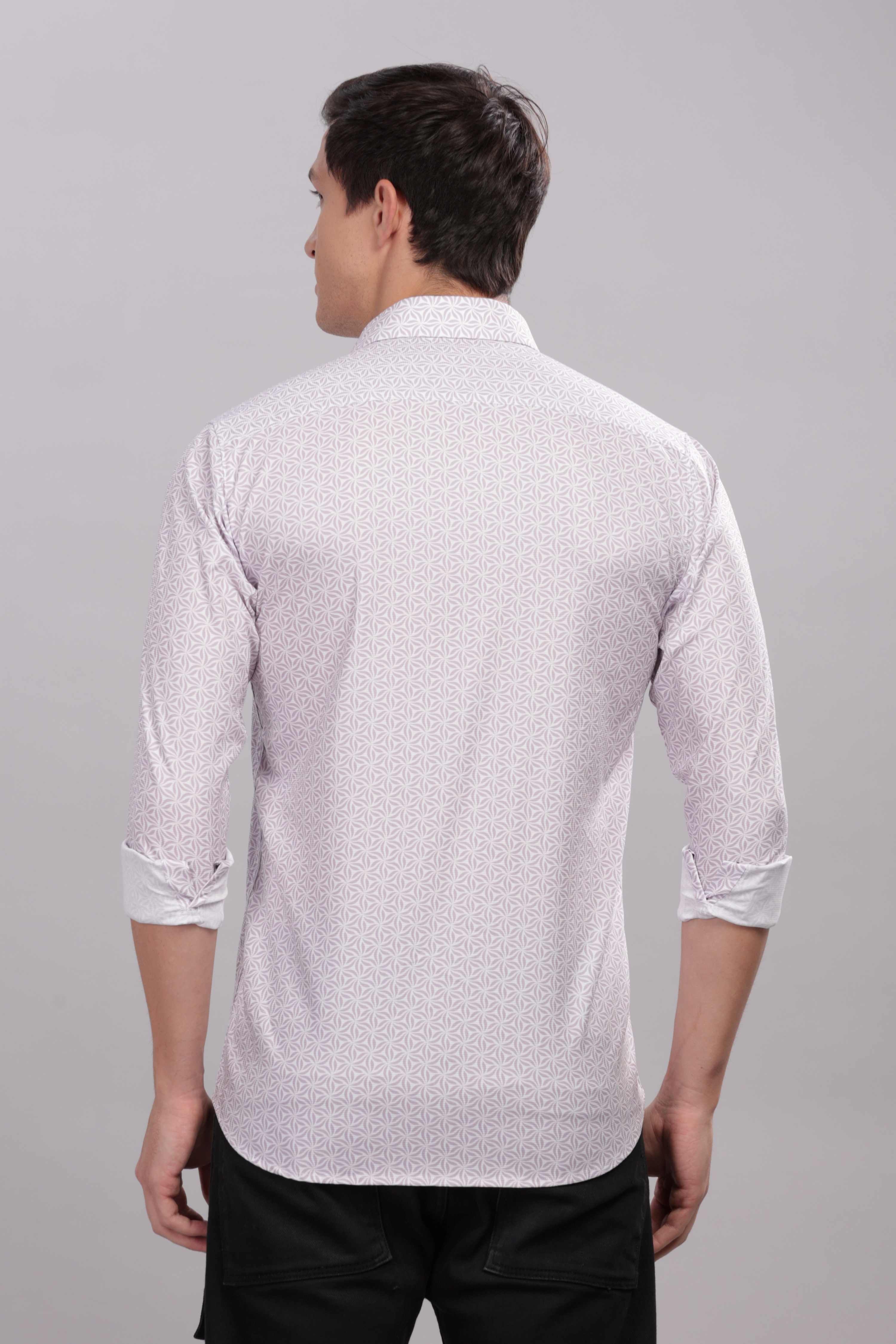 Floral Tessellation Printed Shirt