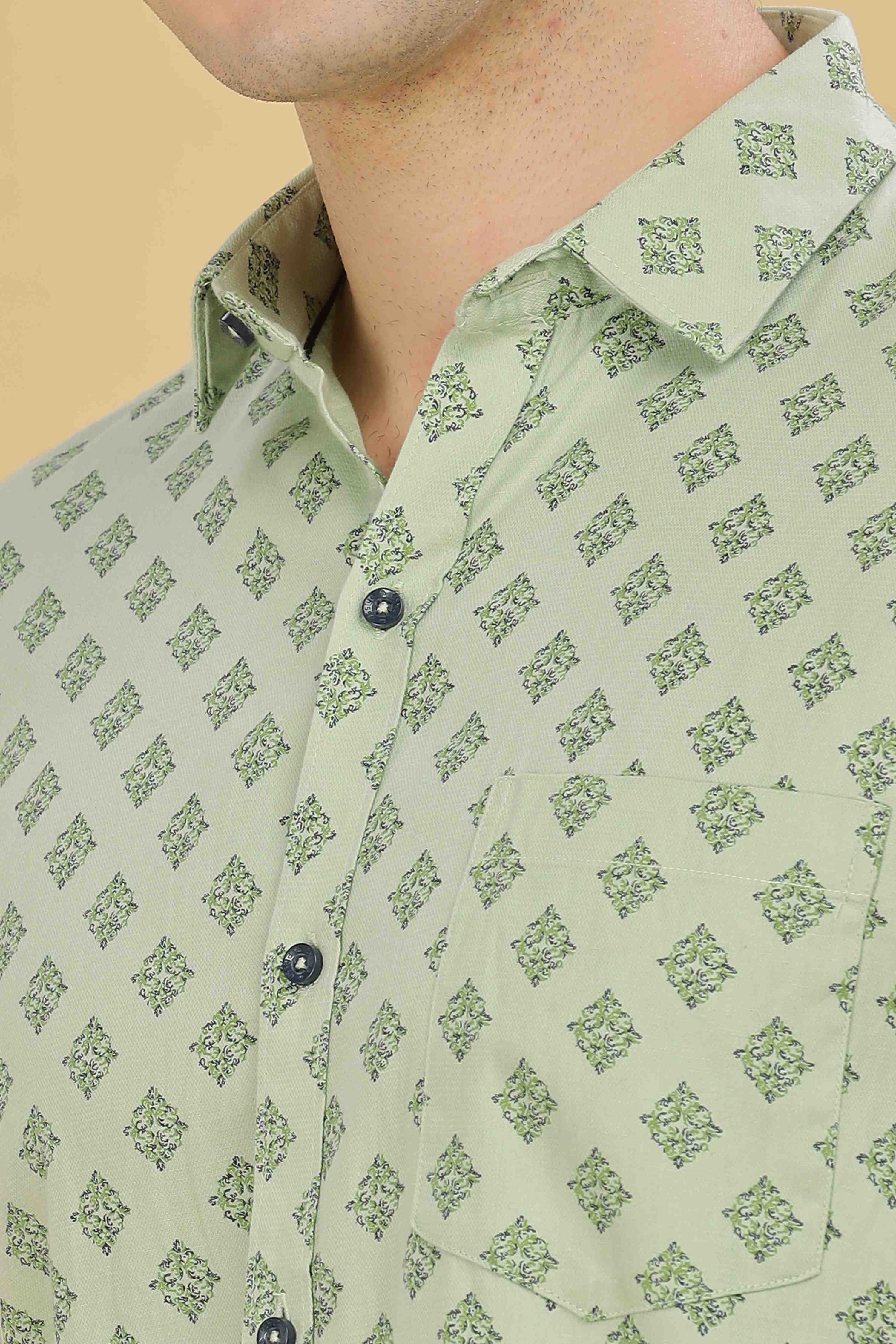 Square Designer Printed Shirt