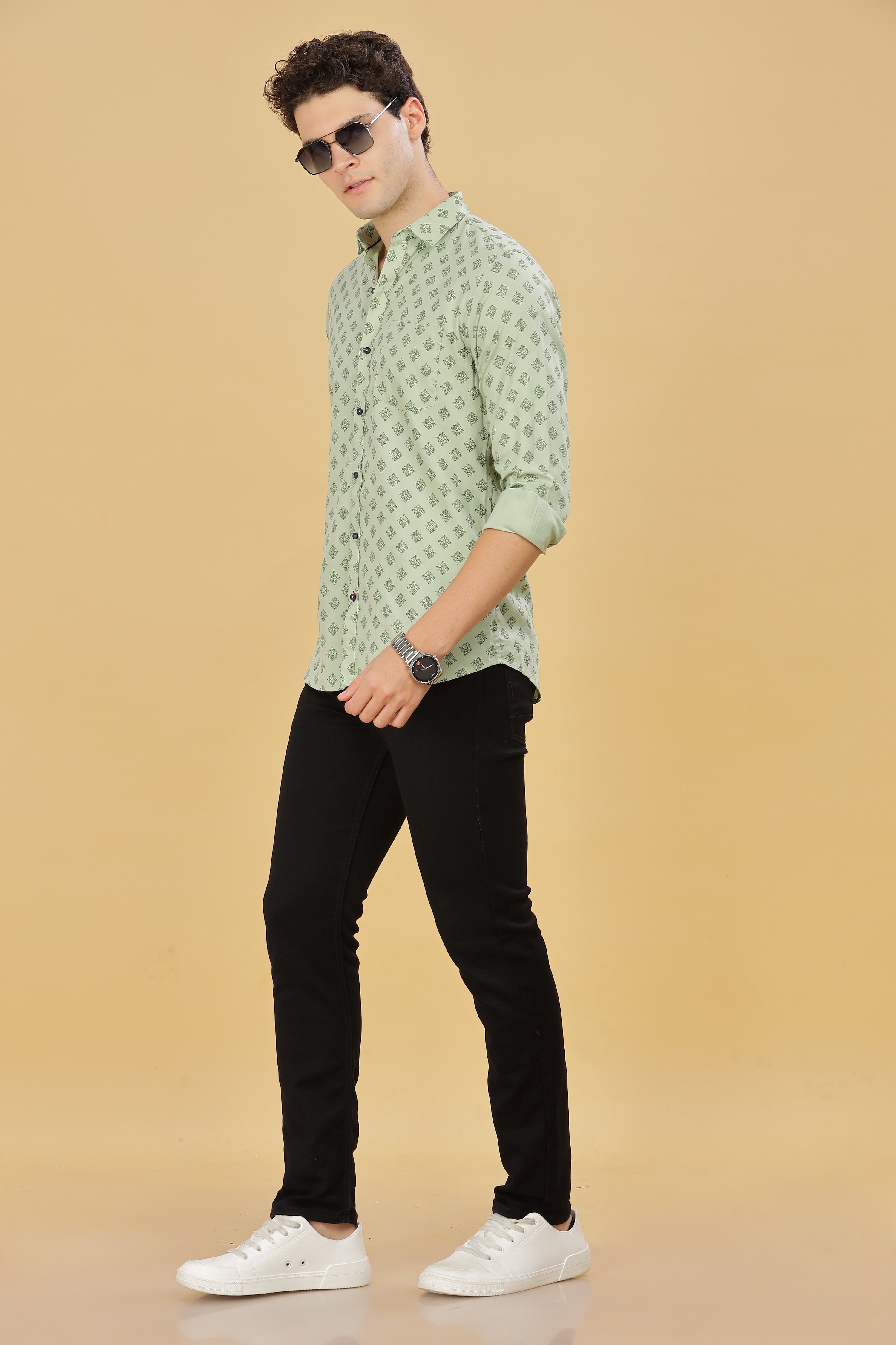 Square Designer Printed Shirt