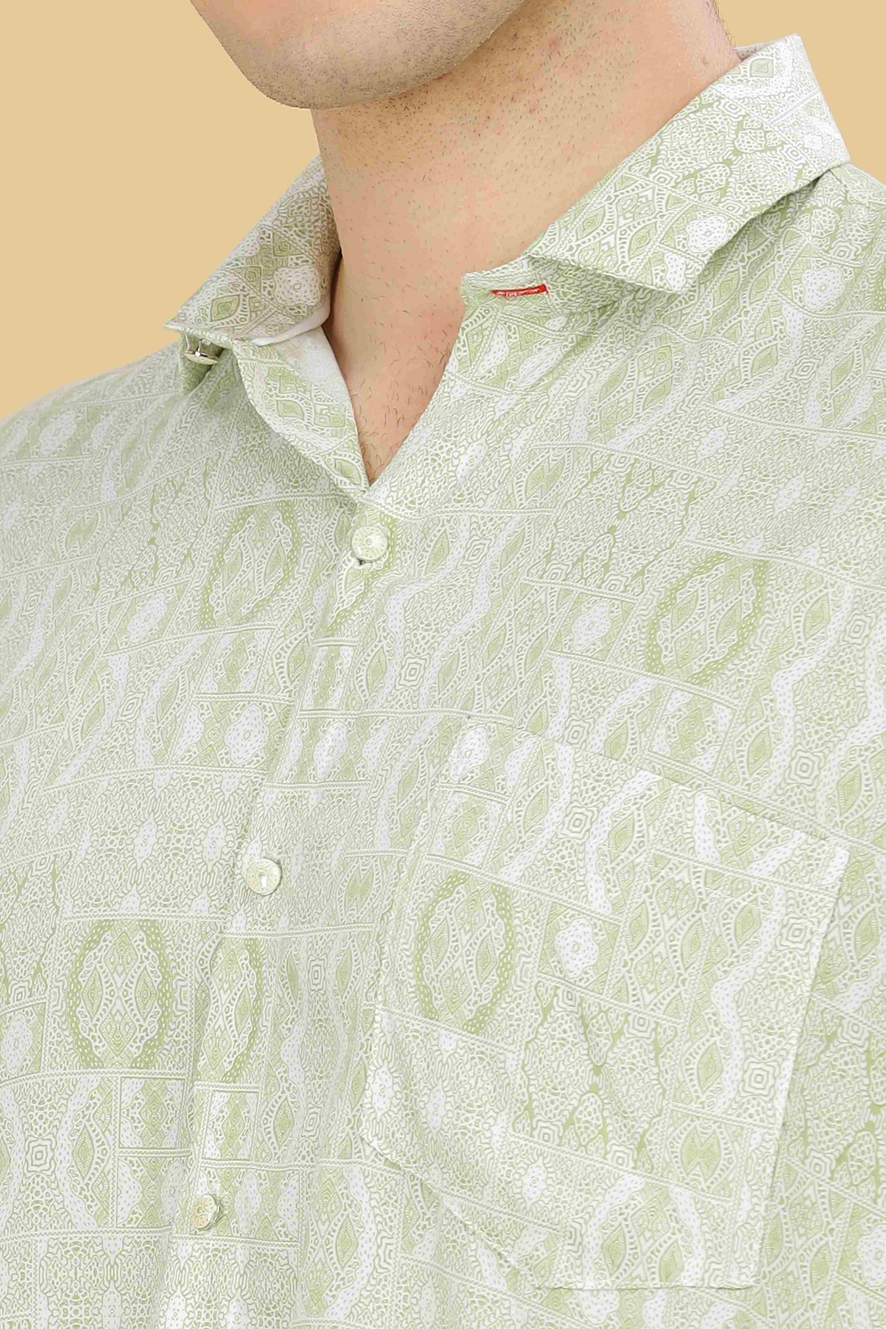 Self Designer Printed Shirt