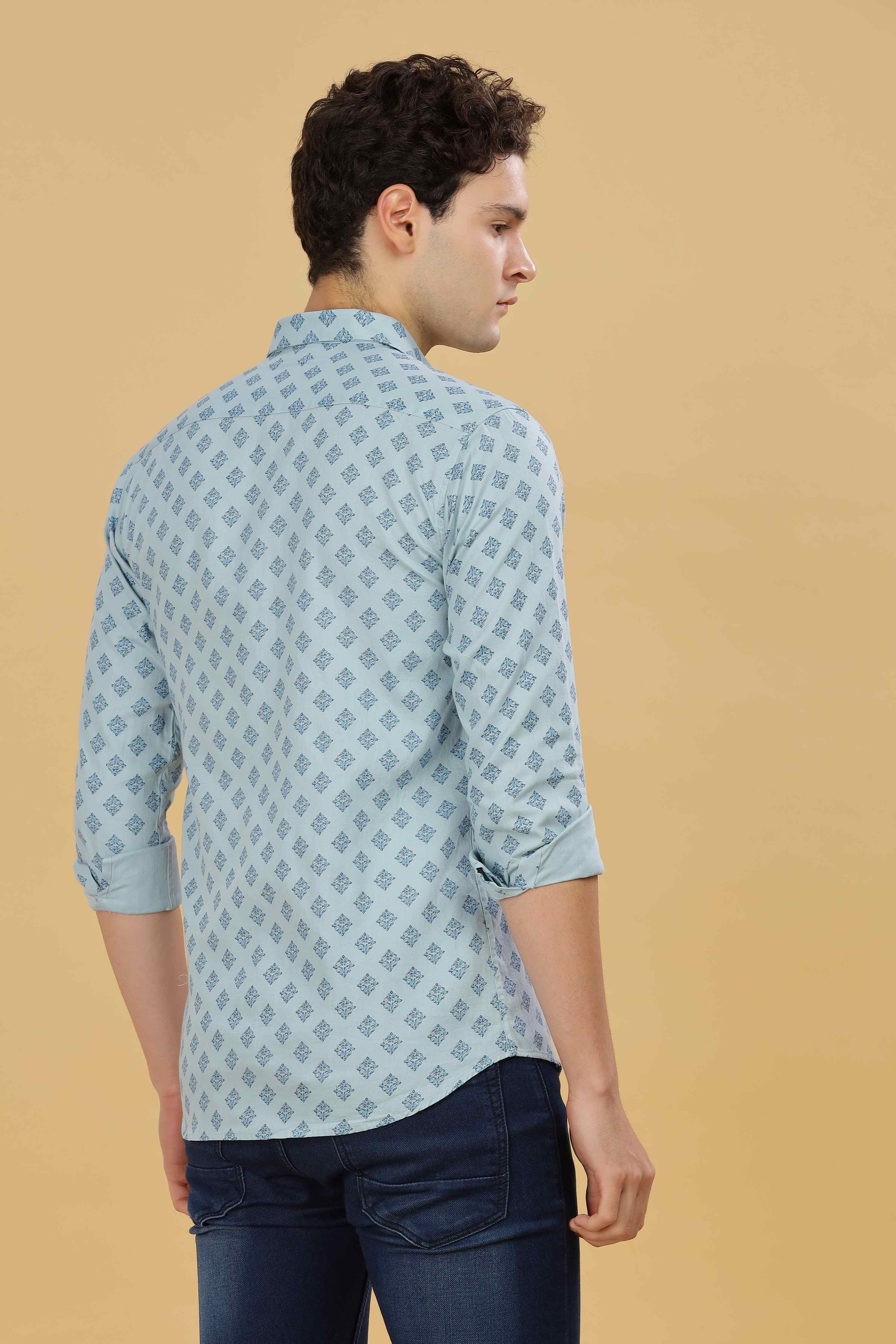 Square Designer Printed Shirt