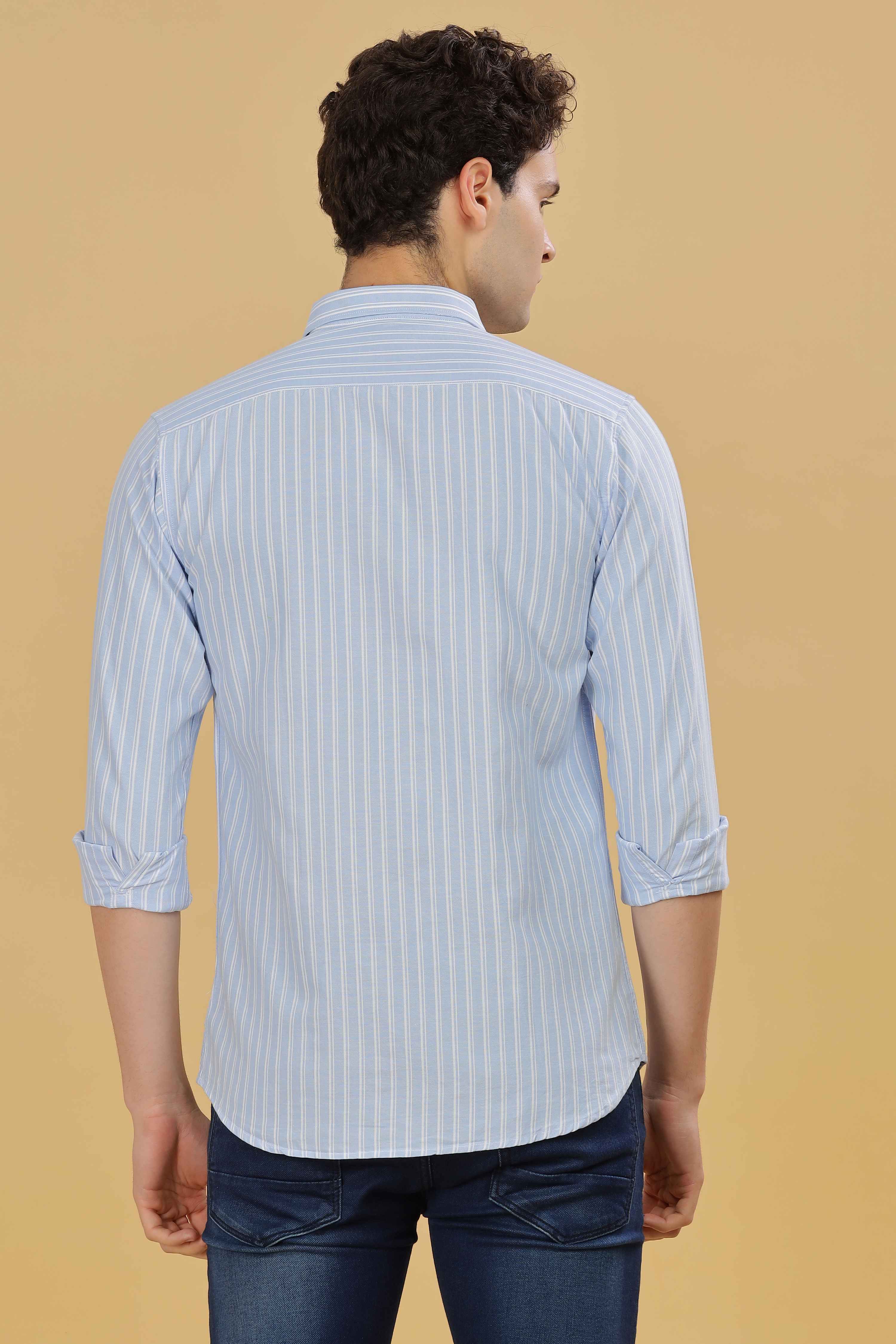 Men's Formal Stripes Shirt