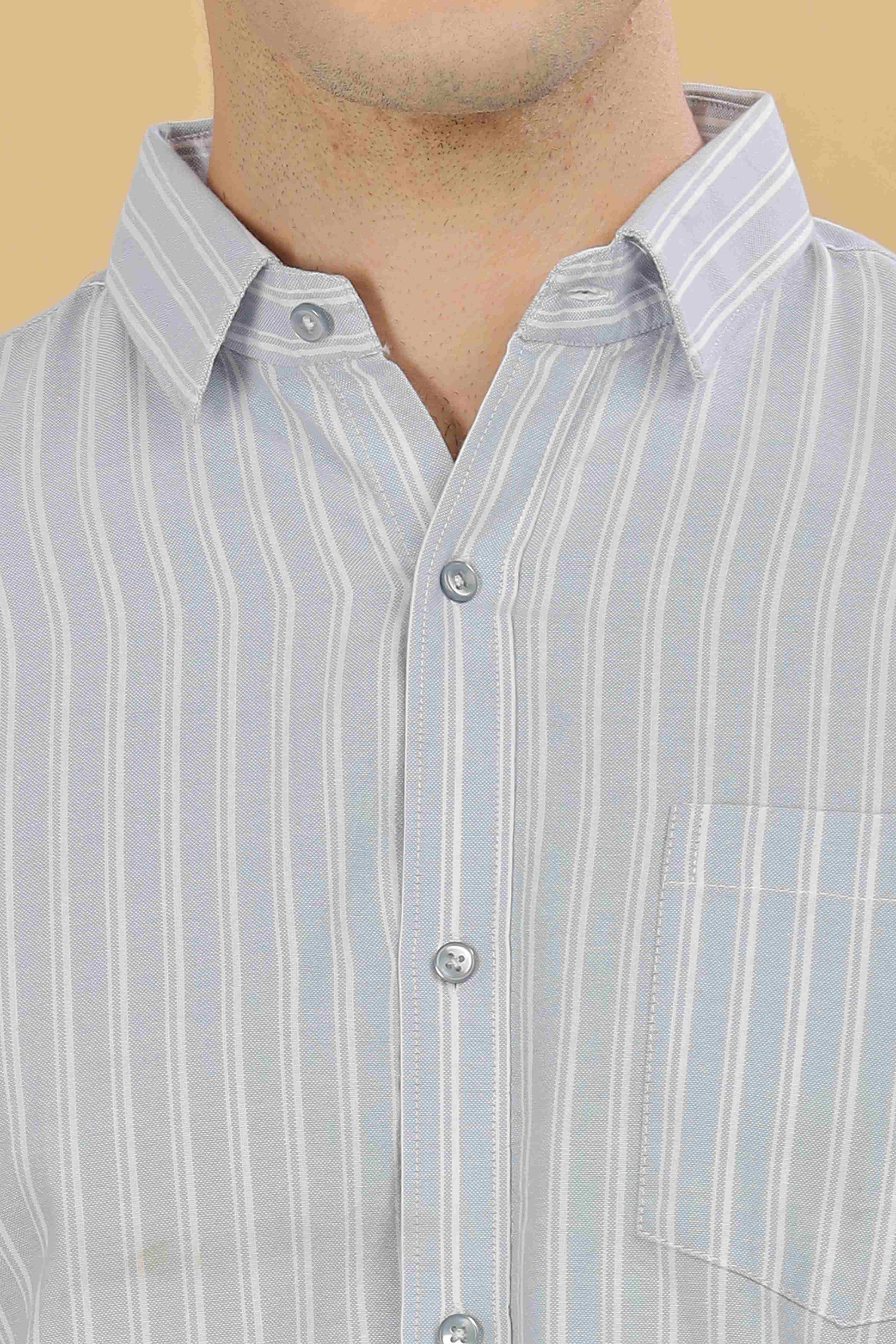 Men's Formal Stripes Shirt