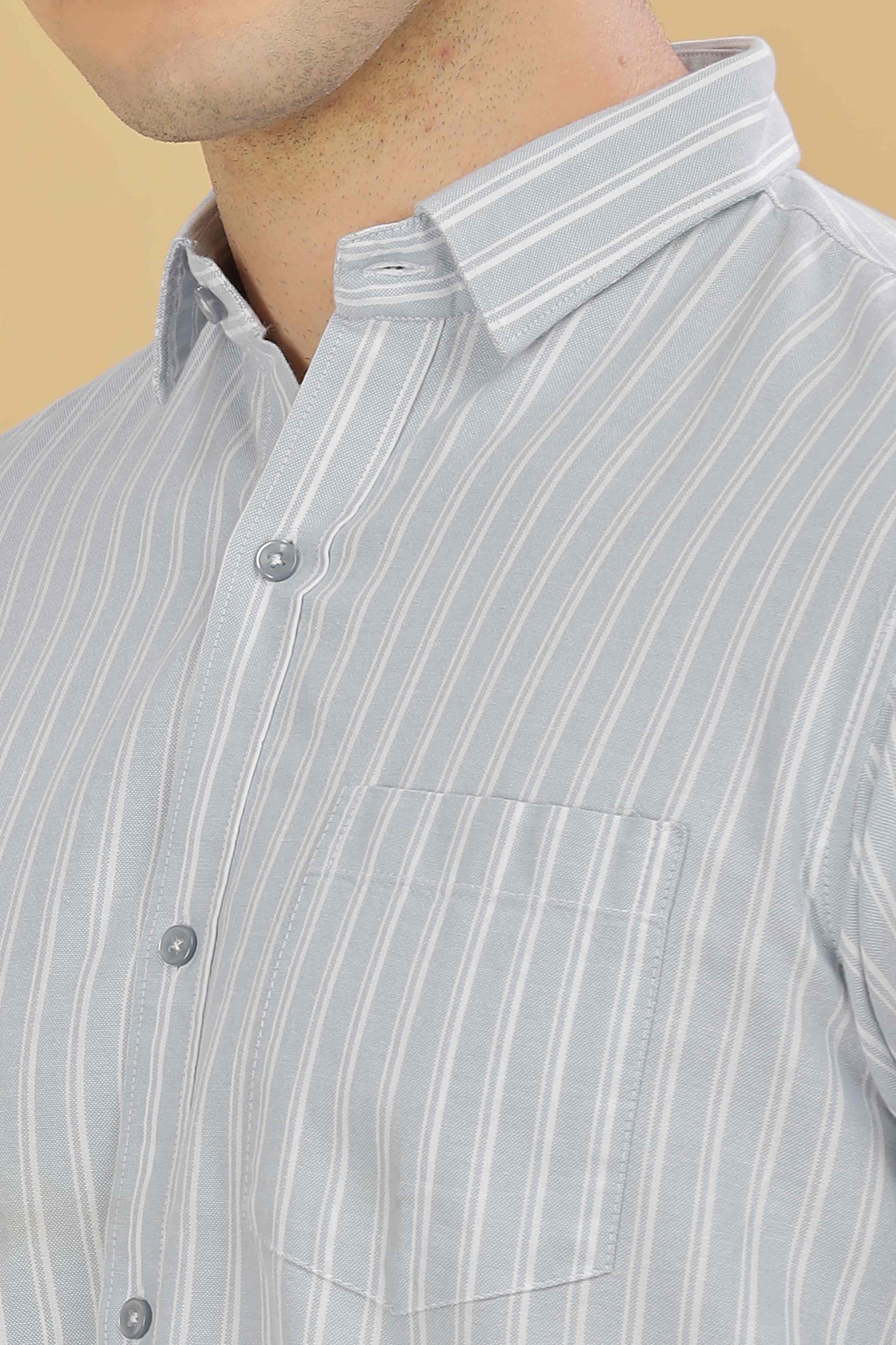 Men's Formal Stripes Shirt