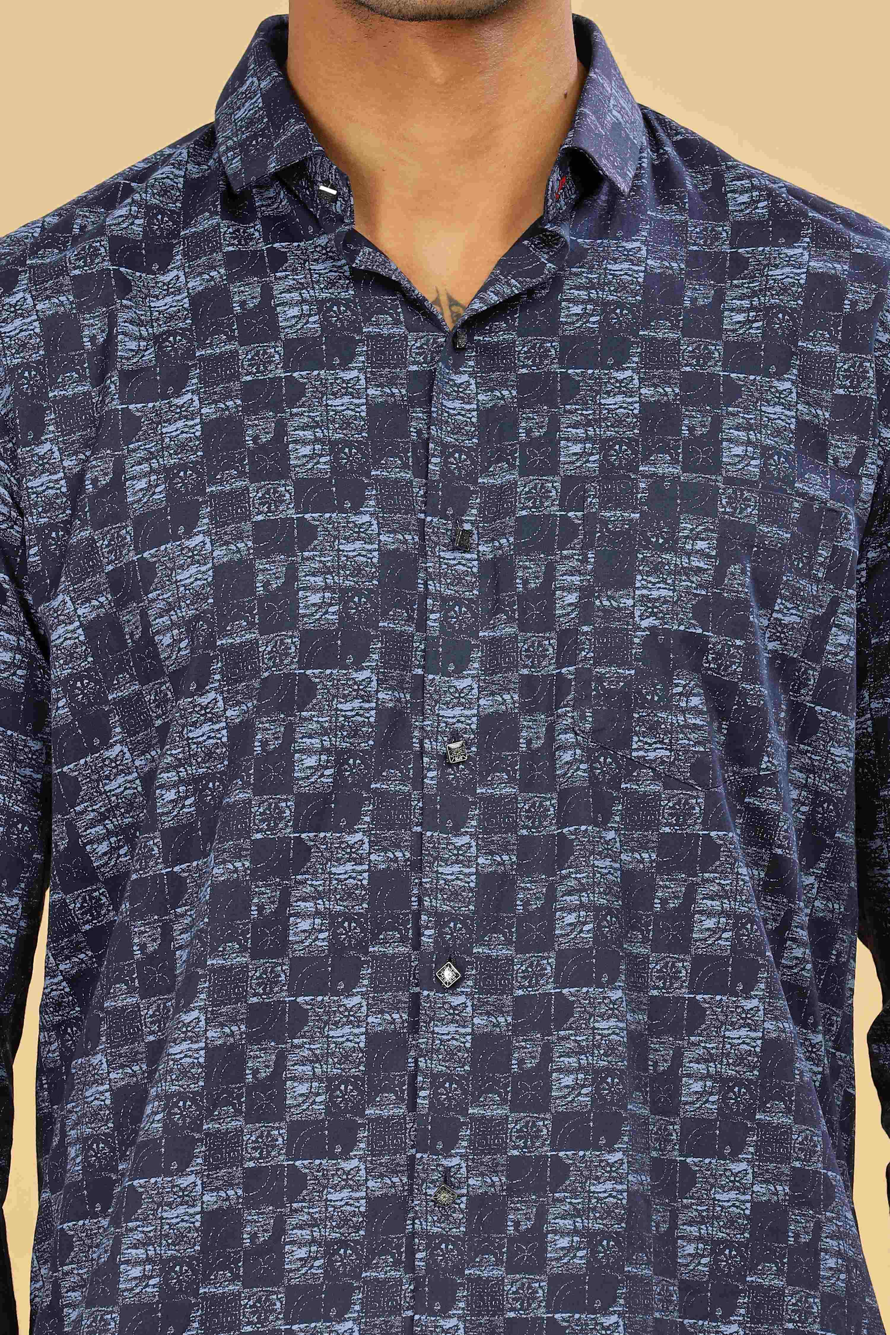 Checkmark Graphic Design Printed Shirt