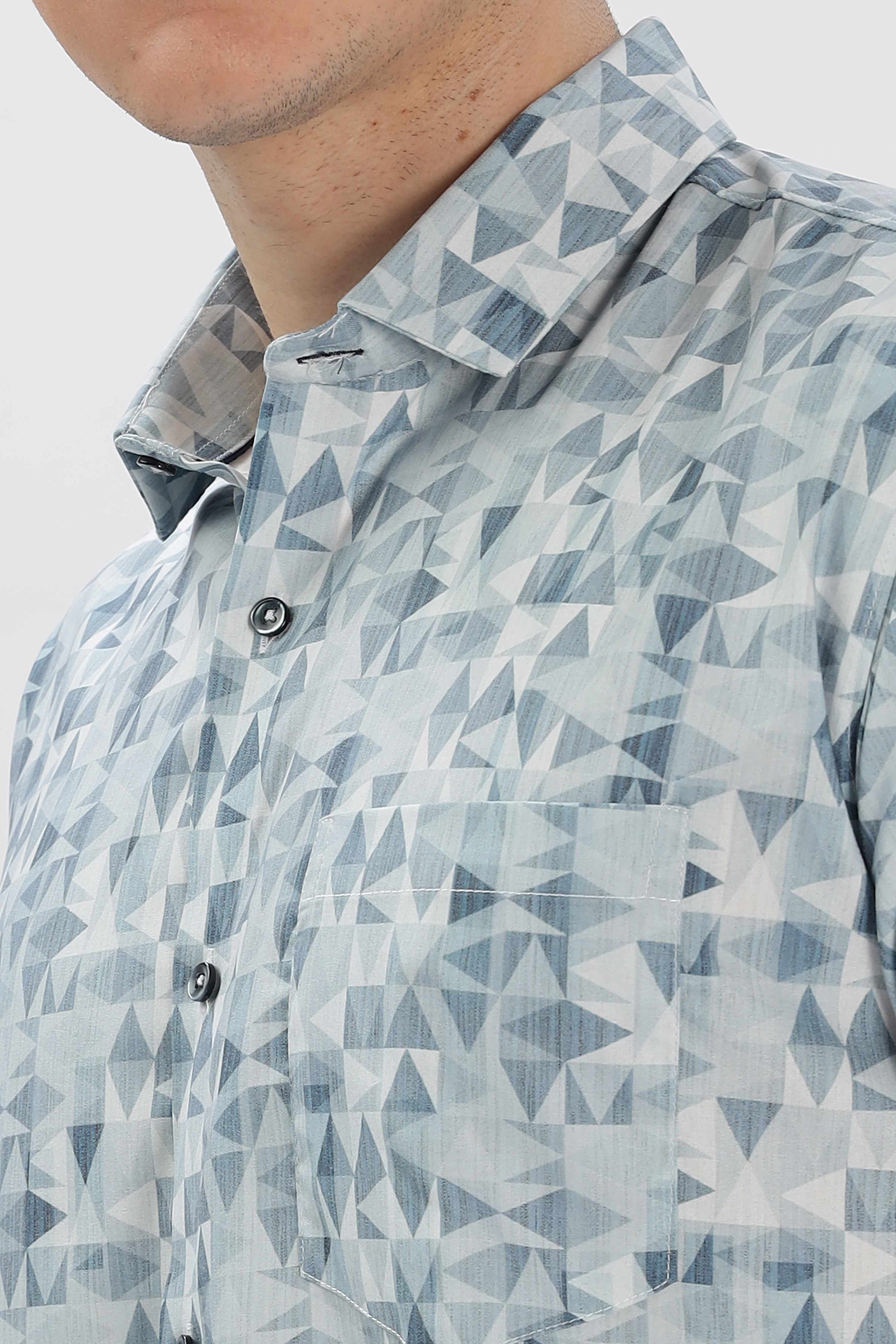 Low-Poly Design Printed Shirt
