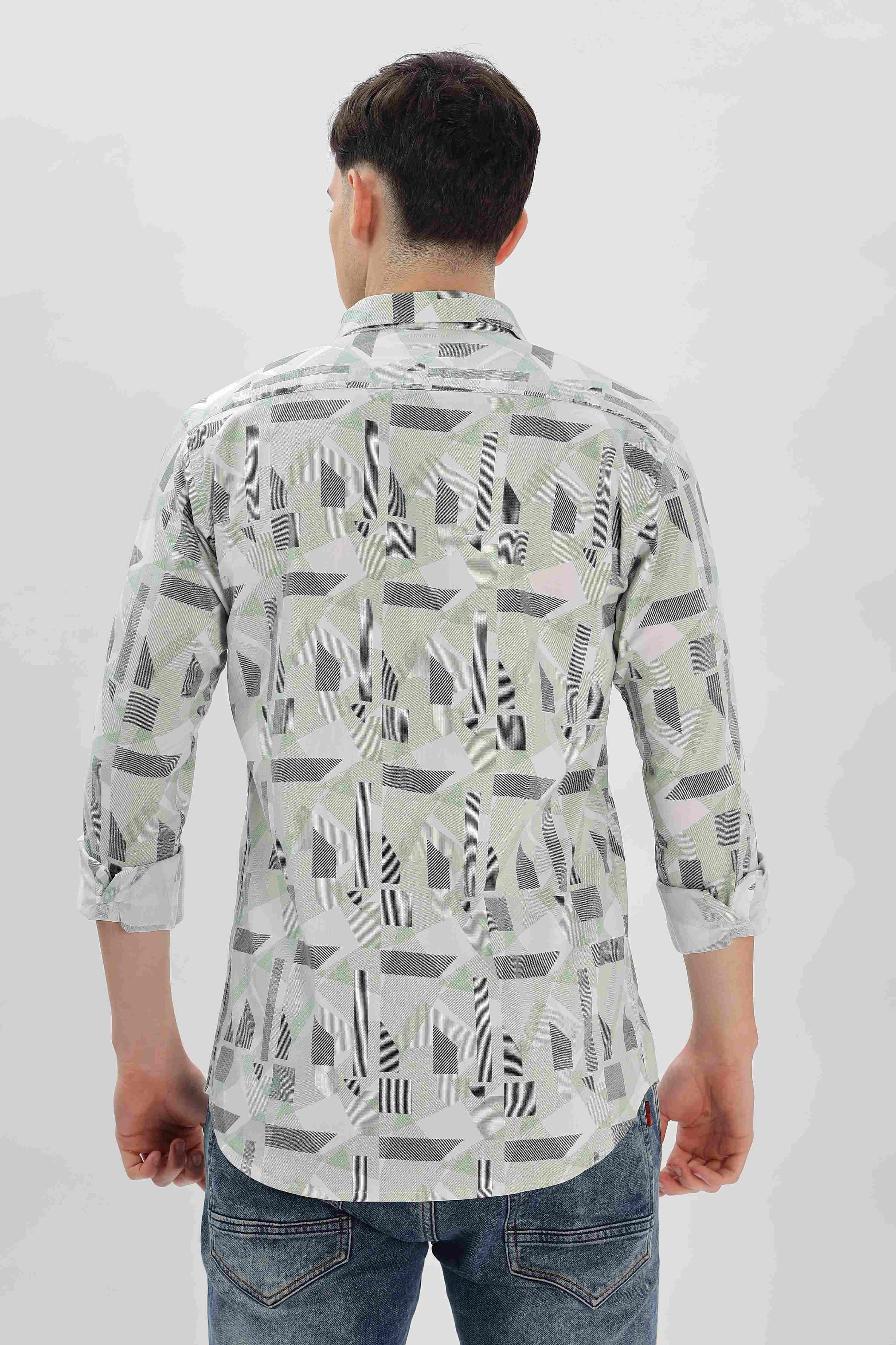 Modern Abstract Printed Casual Shirt