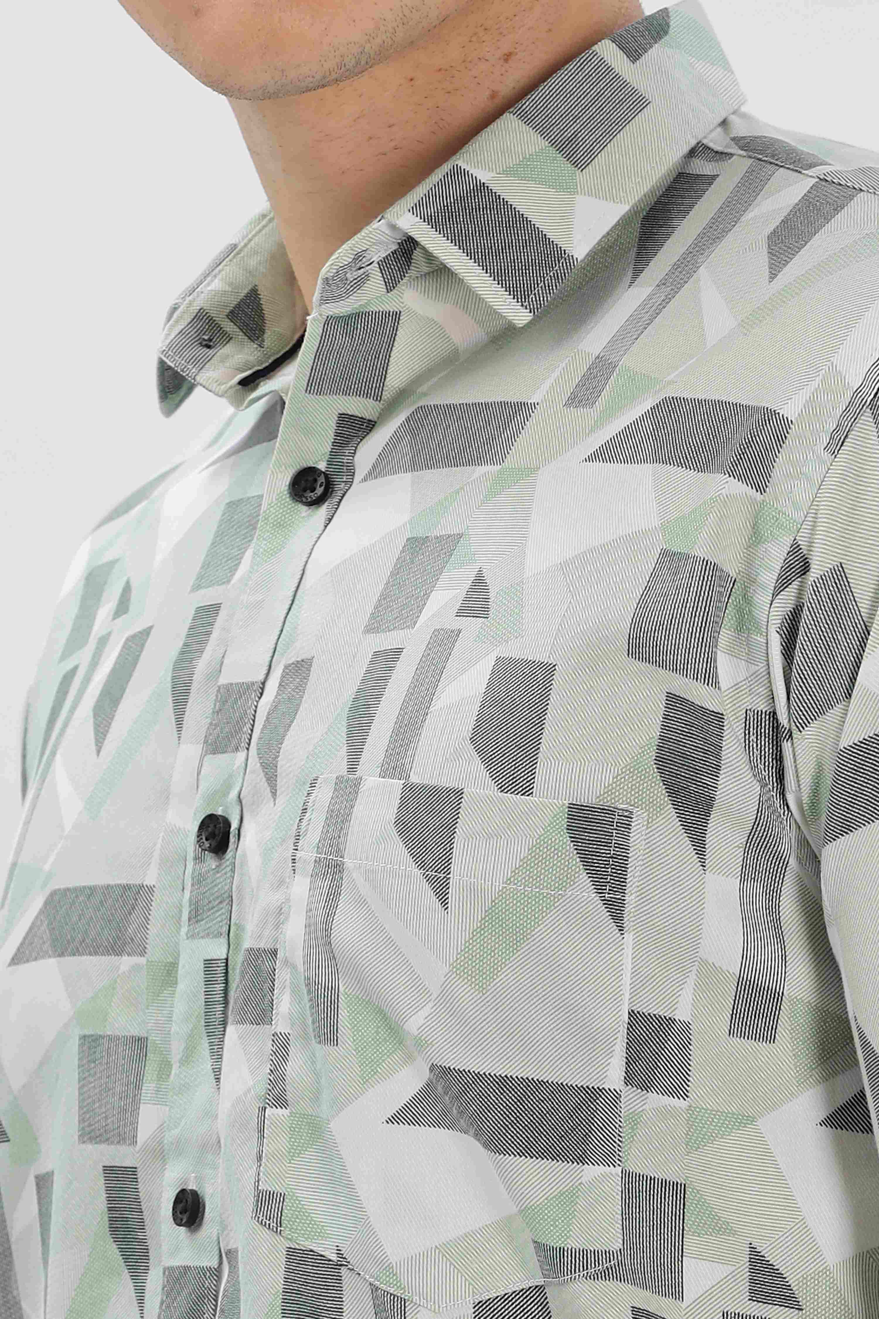 Modern Abstract Printed Casual Shirt