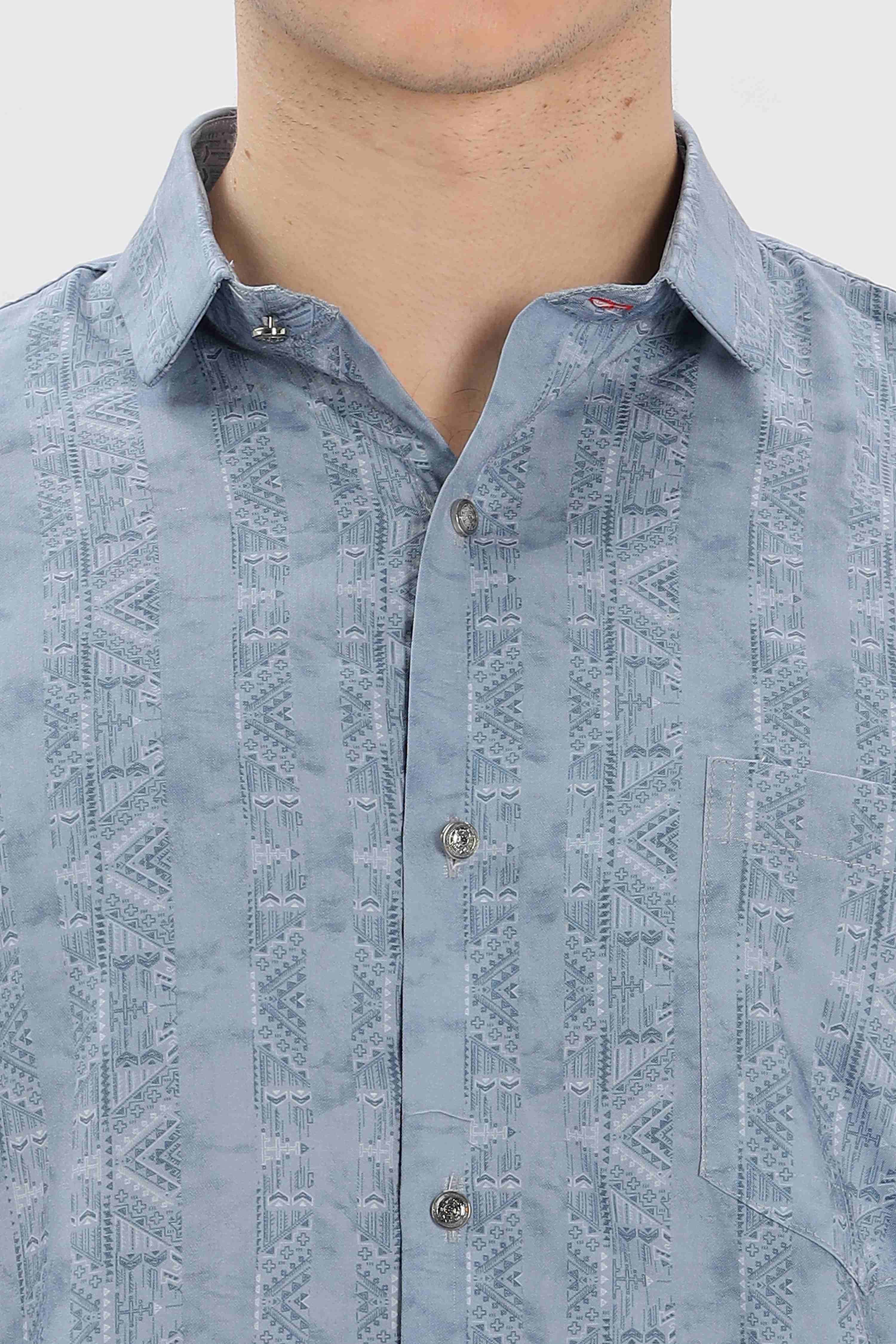 Tribal Design Pattern Printed Shirt