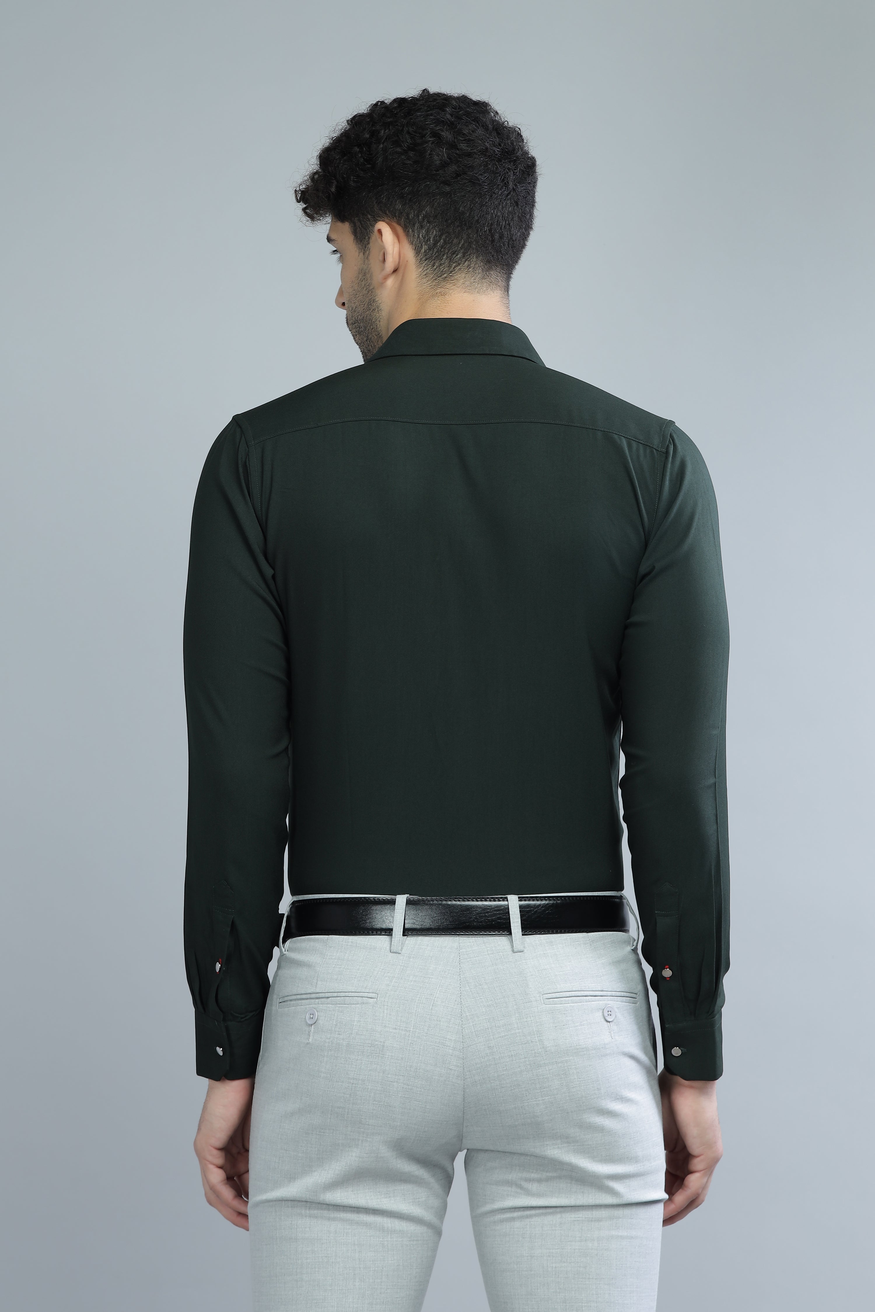 Full Sleeve Shirt Peacock Green – Odesi