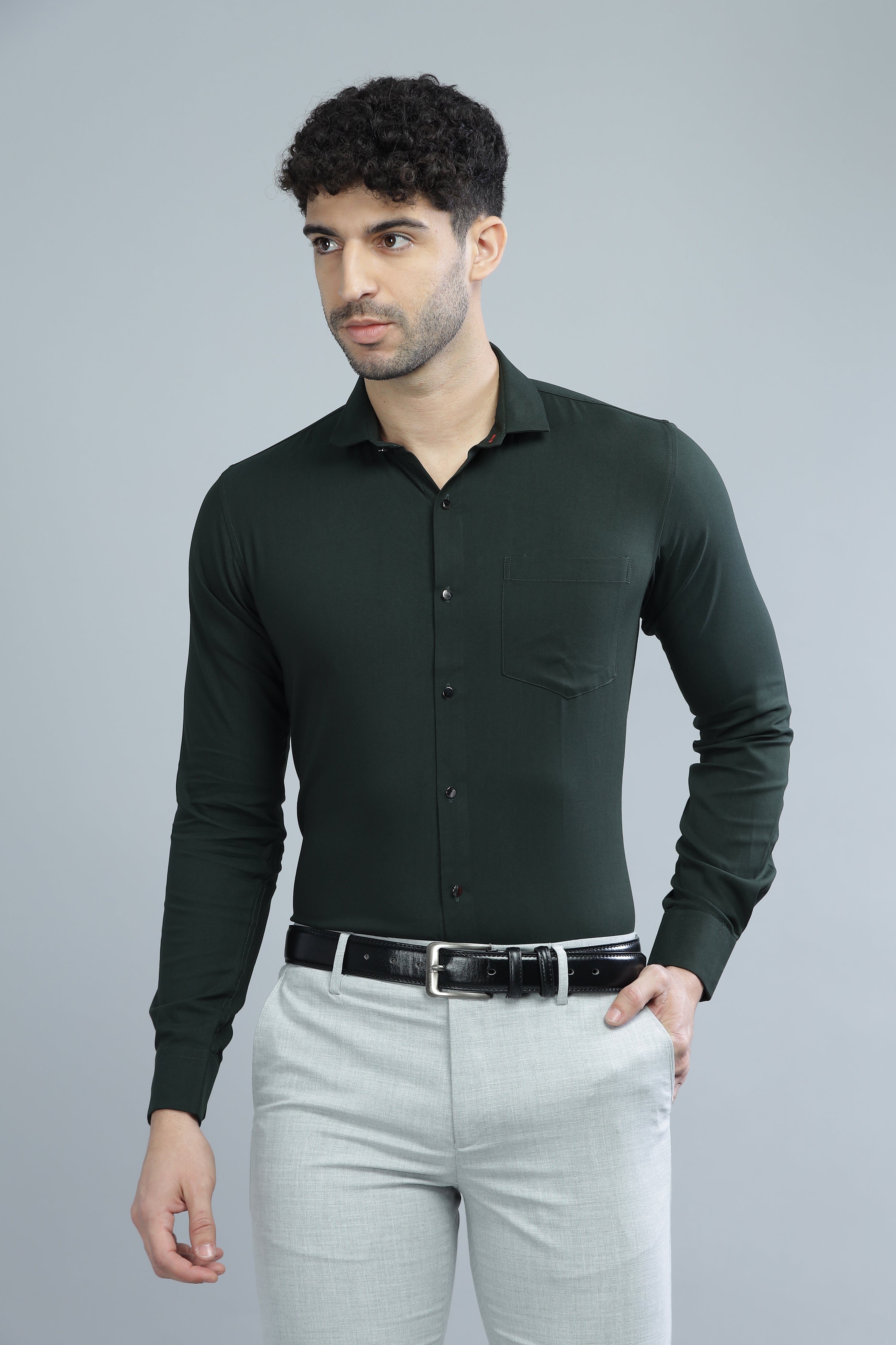 Chagrin Dark Green Shirt