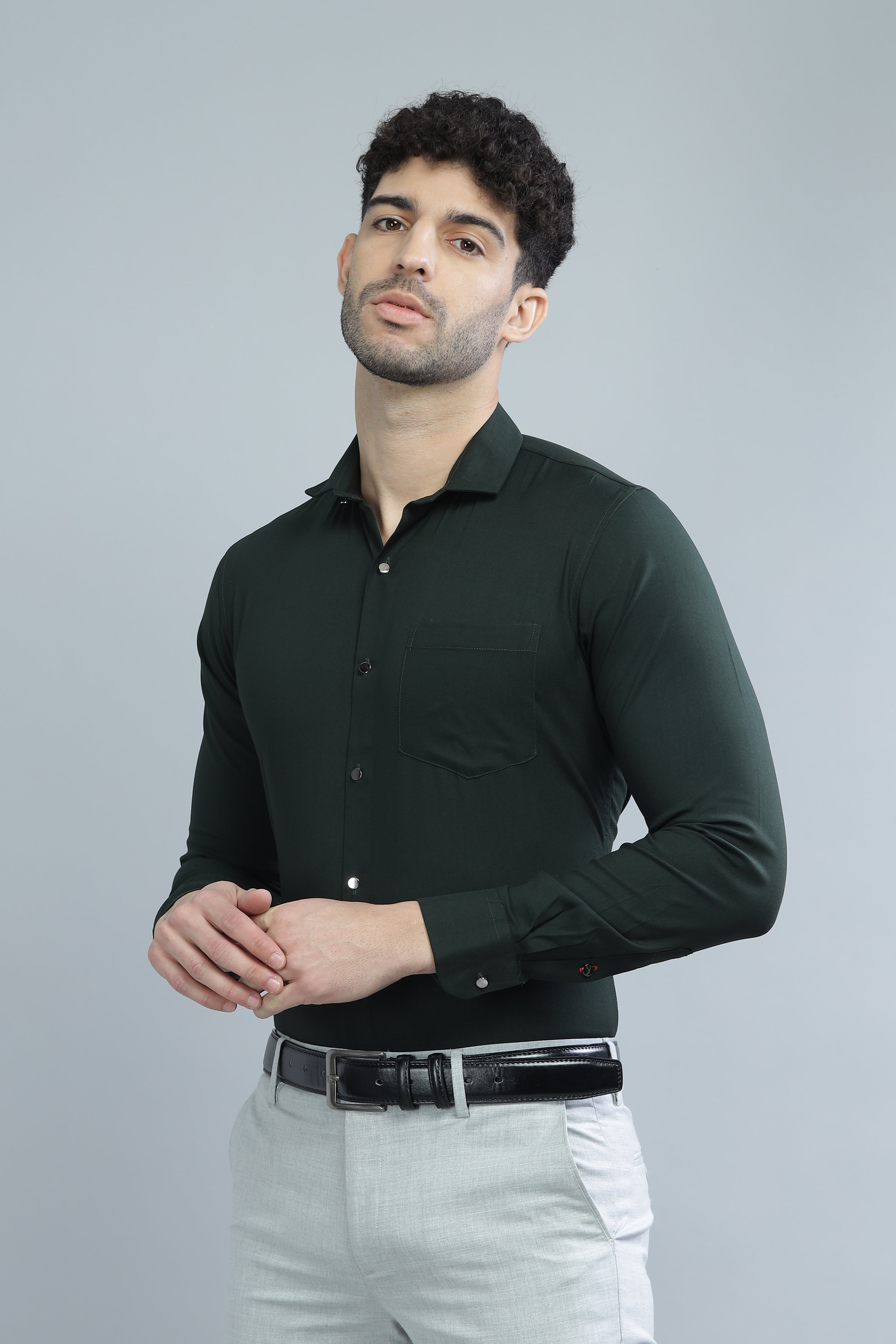 Chagrin Dark Green Shirt