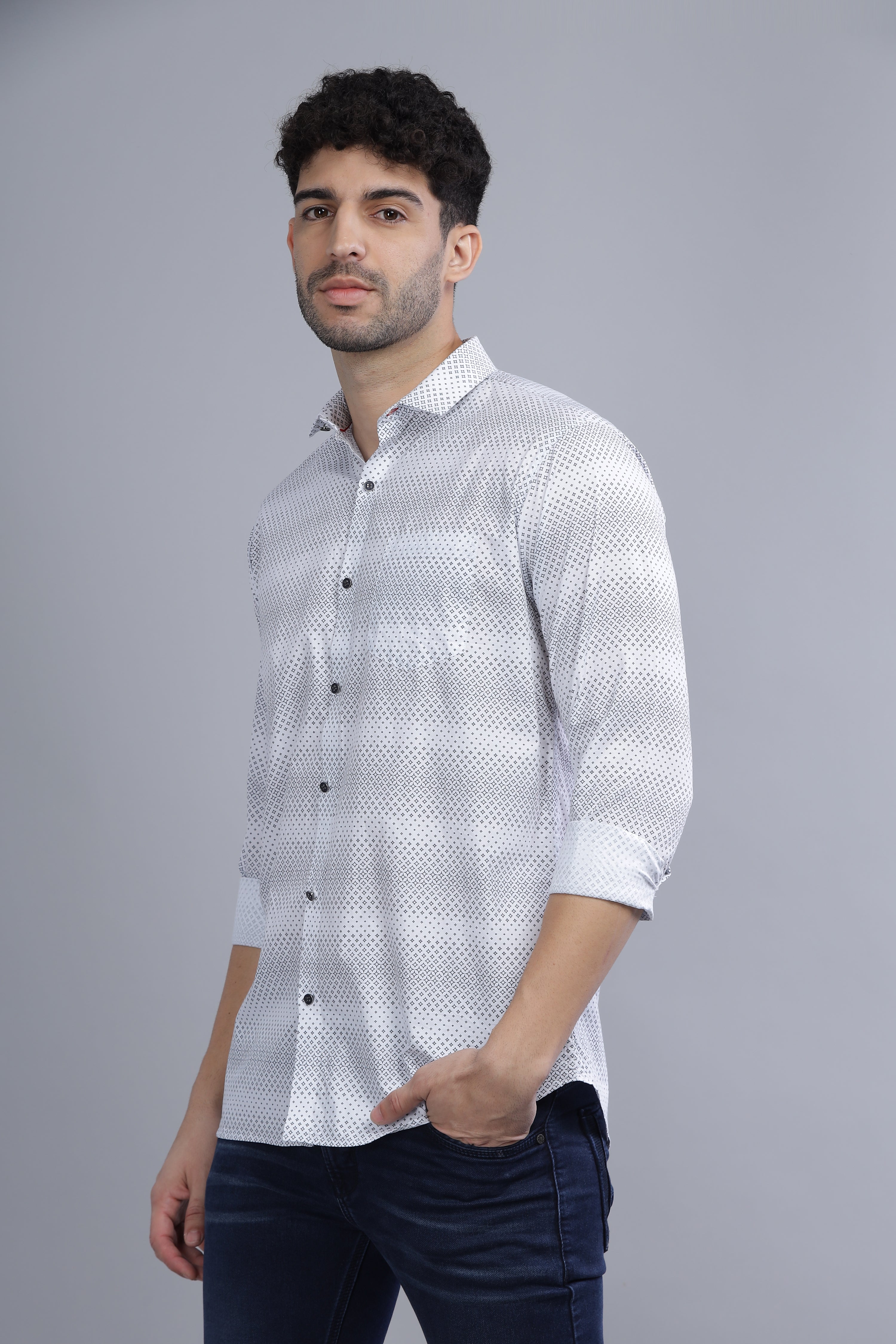 Full Sleeves Regular Printed Shirt