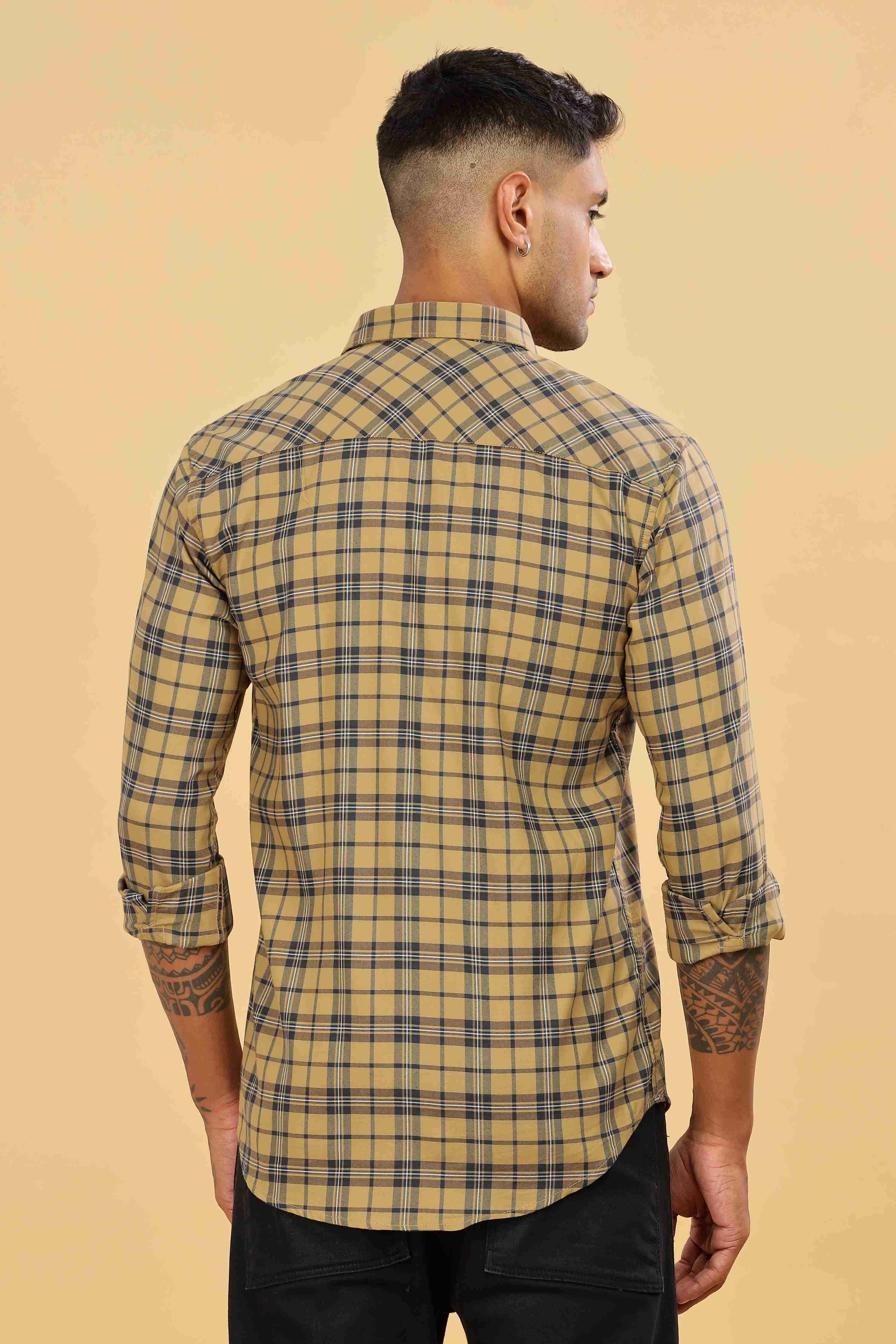 Men's Checkered Regular Fit Shirt