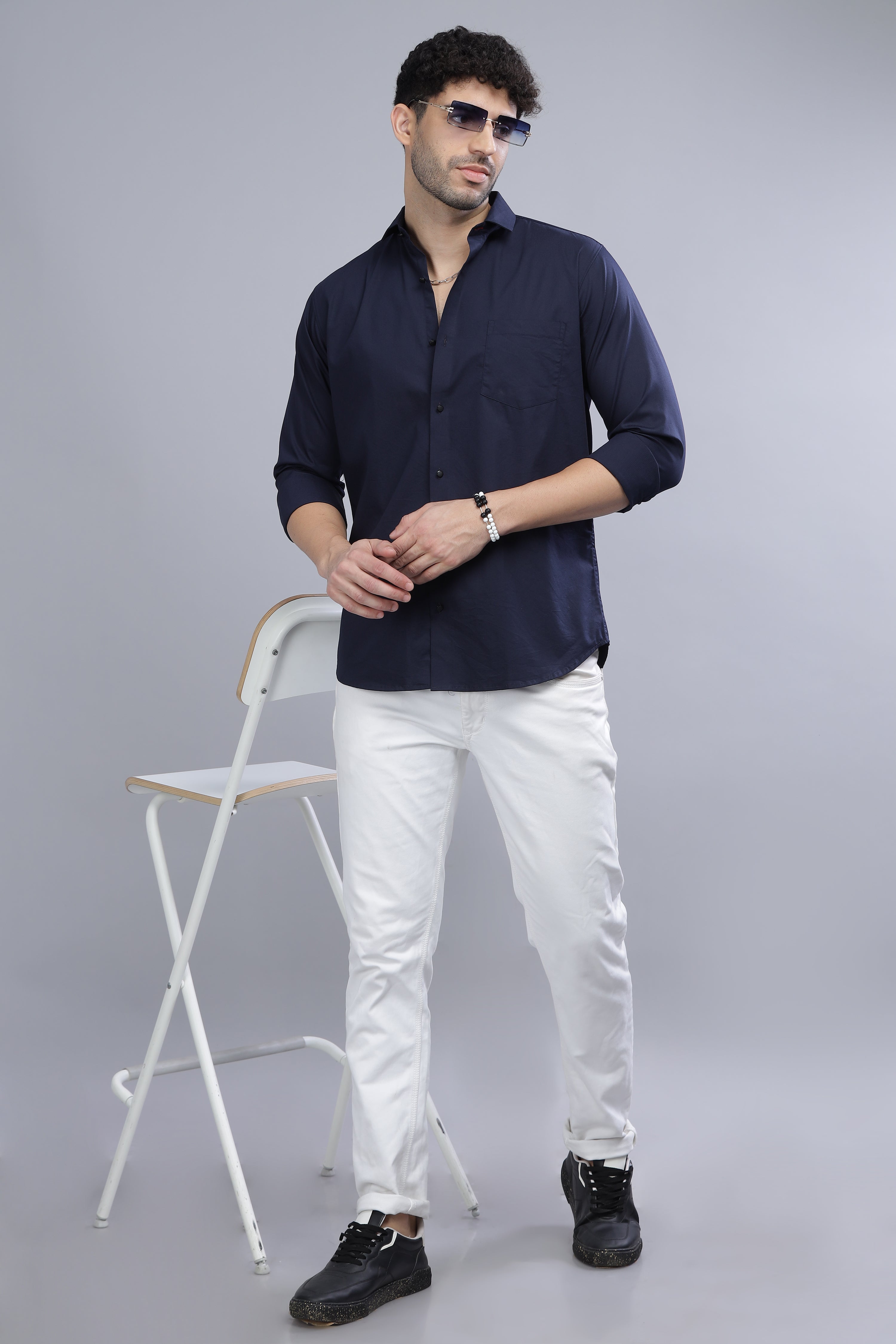 Breeze Navy Blue Shirt