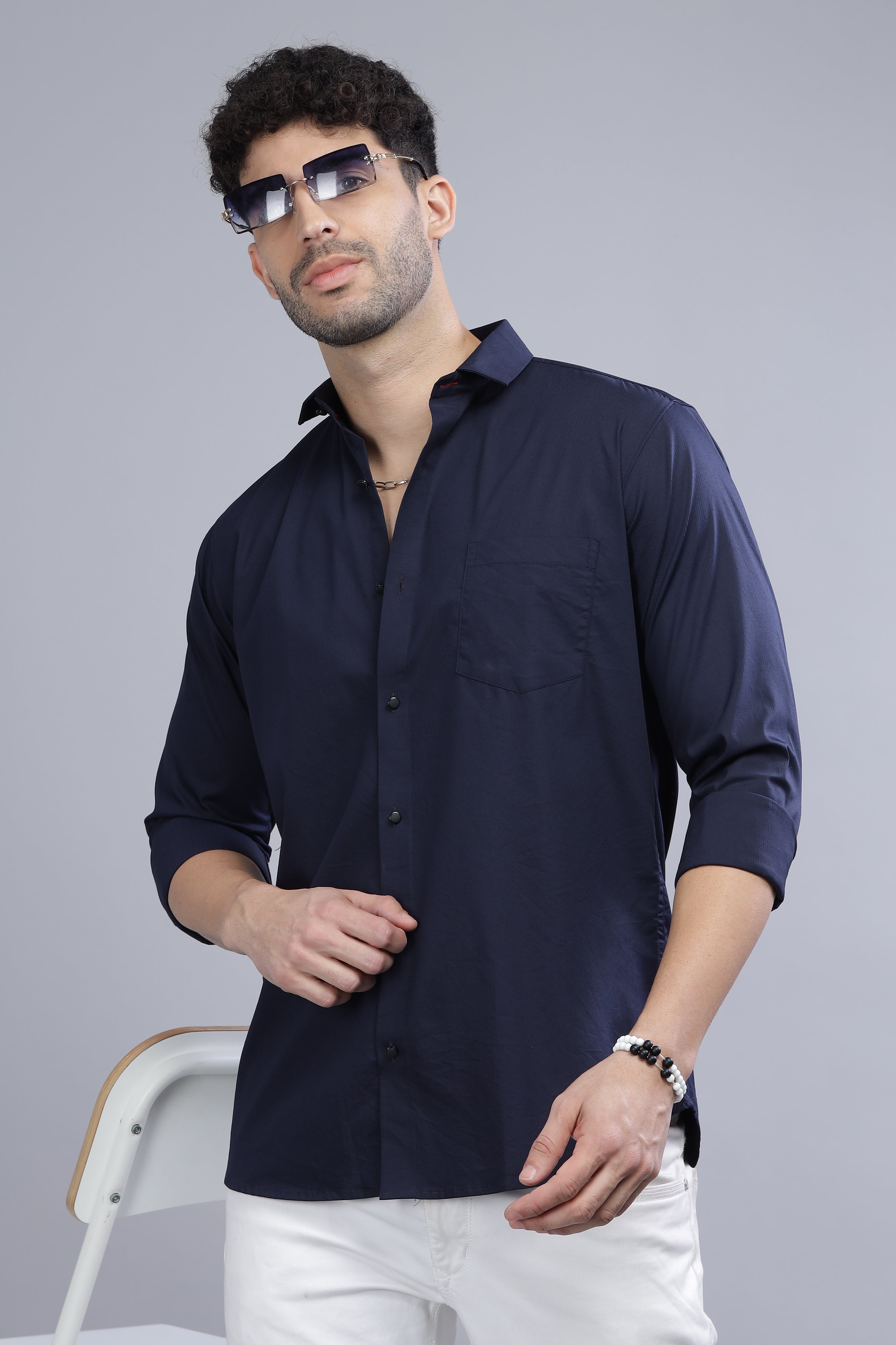 Breeze Navy Blue Shirt