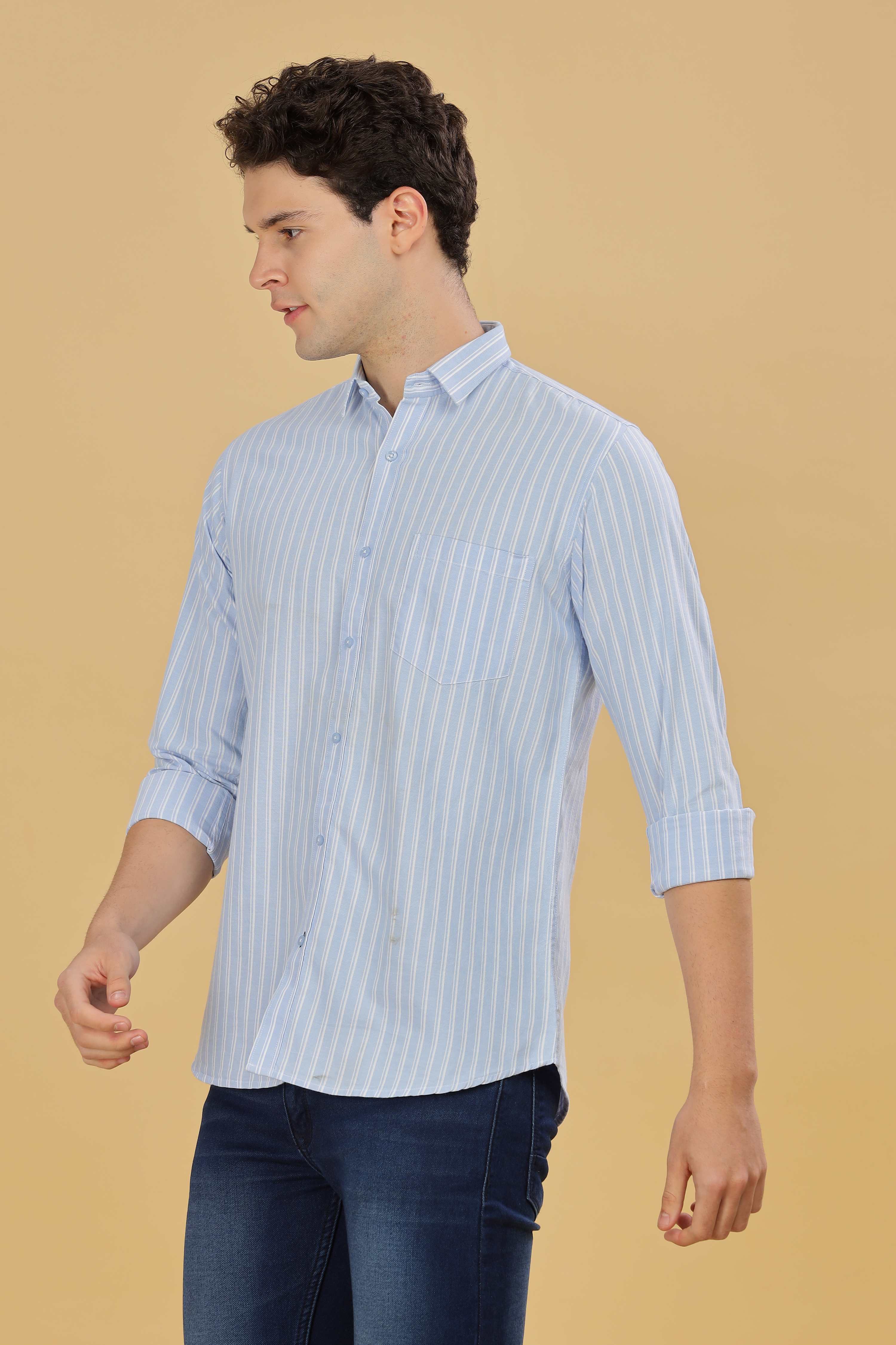 Men's Formal Stripes Shirt