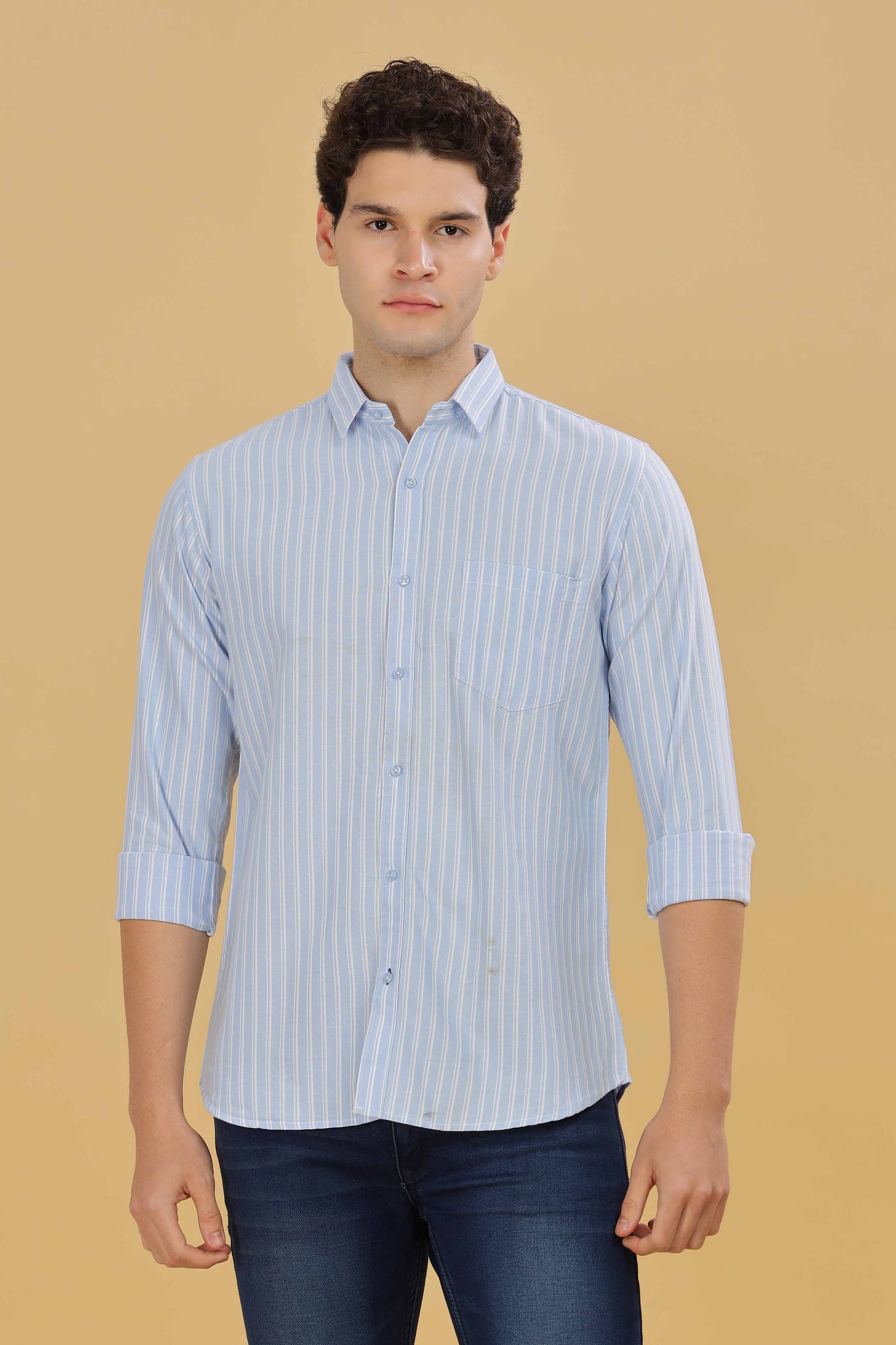 Men's Formal Stripes Shirt