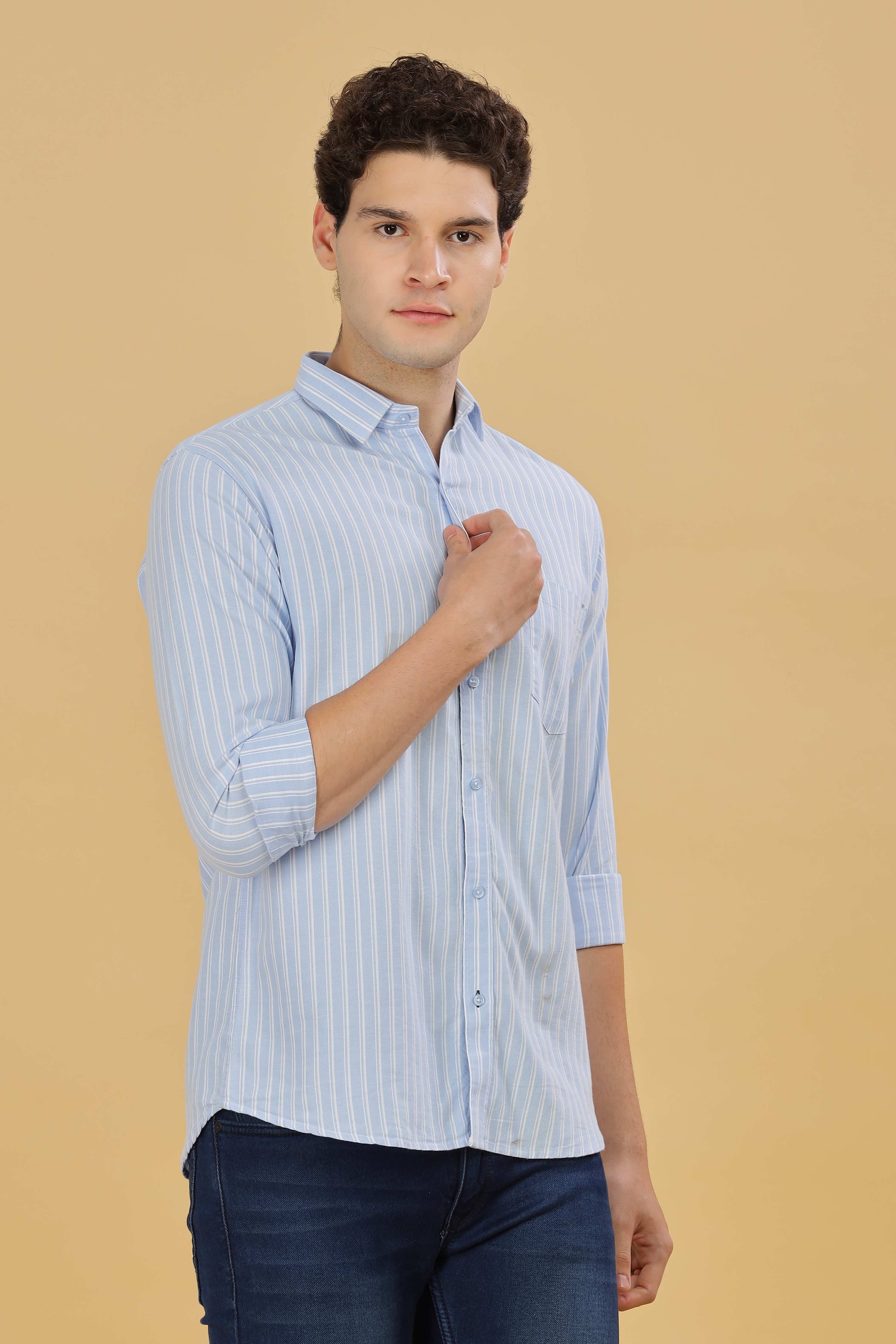 Men's Formal Stripes Shirt