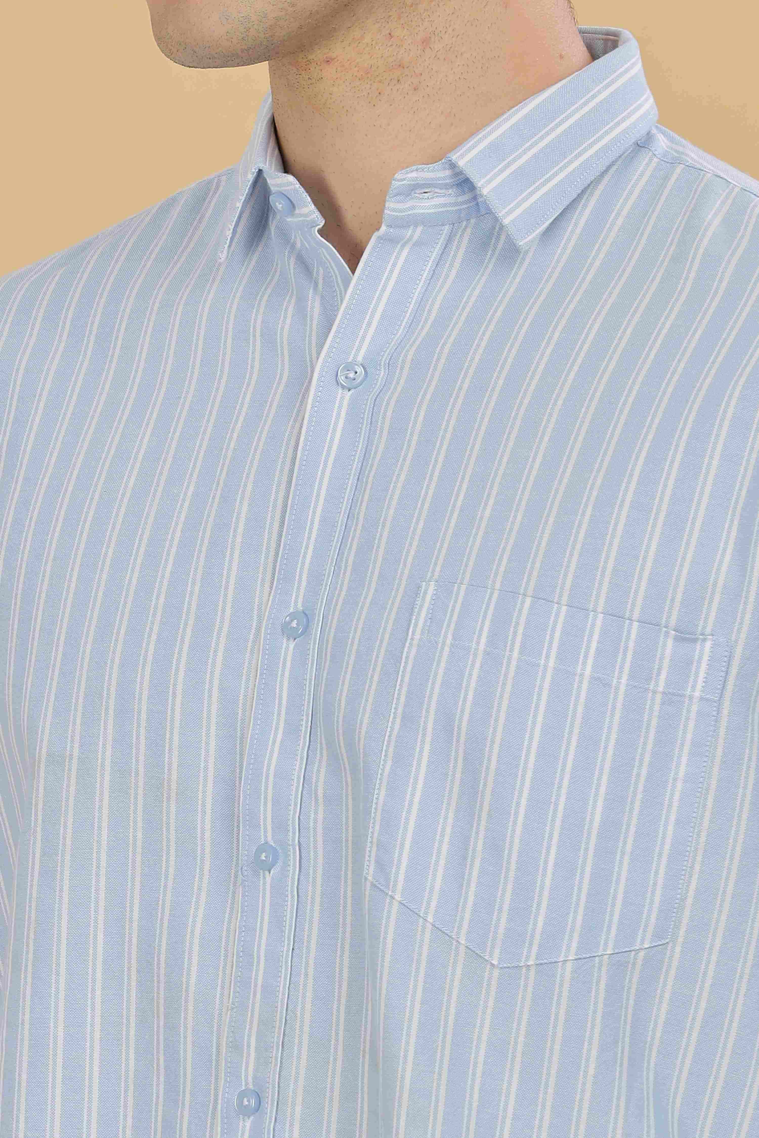 Men's Formal Stripes Shirt