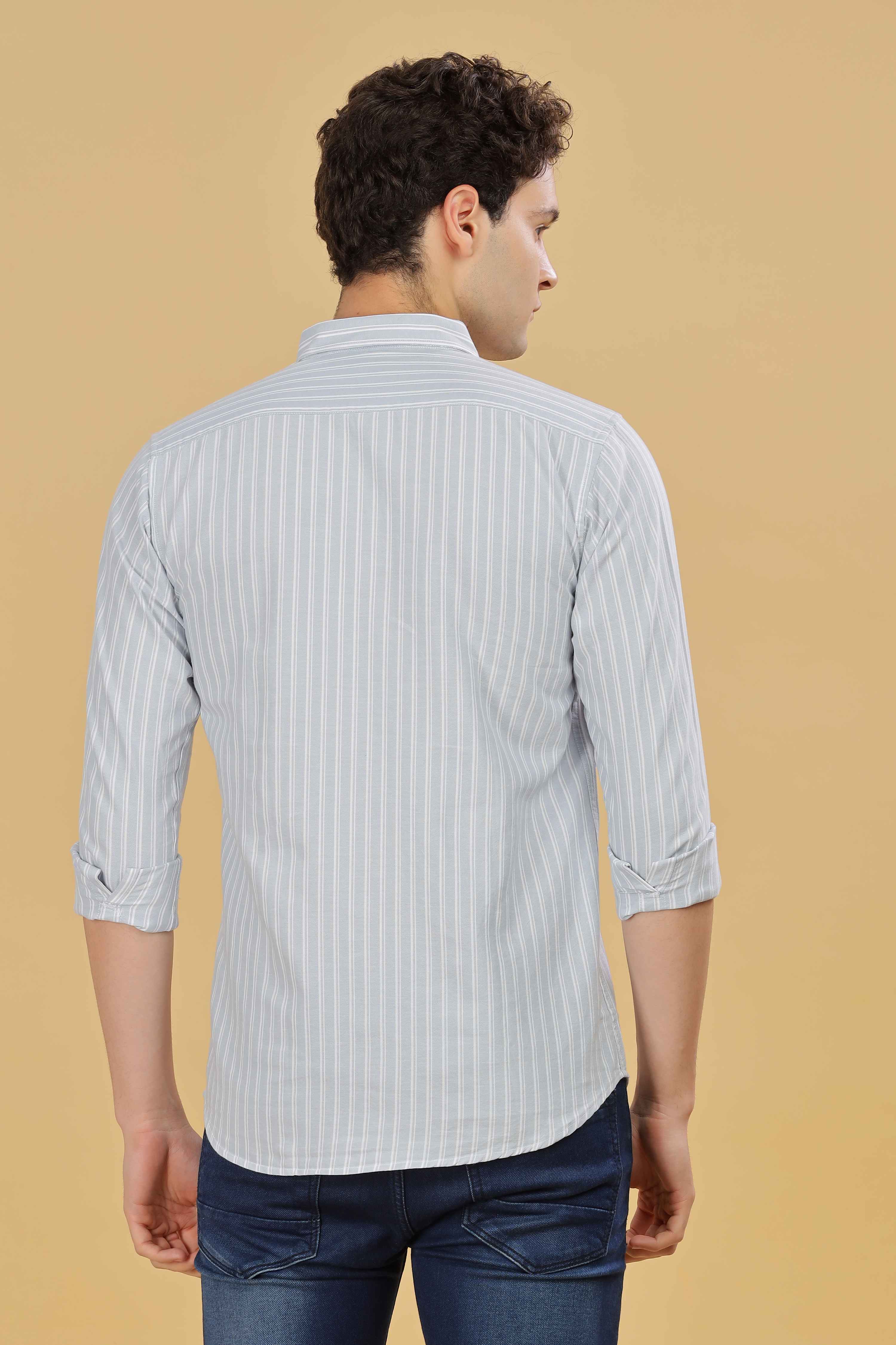 Men's Formal Stripes Shirt