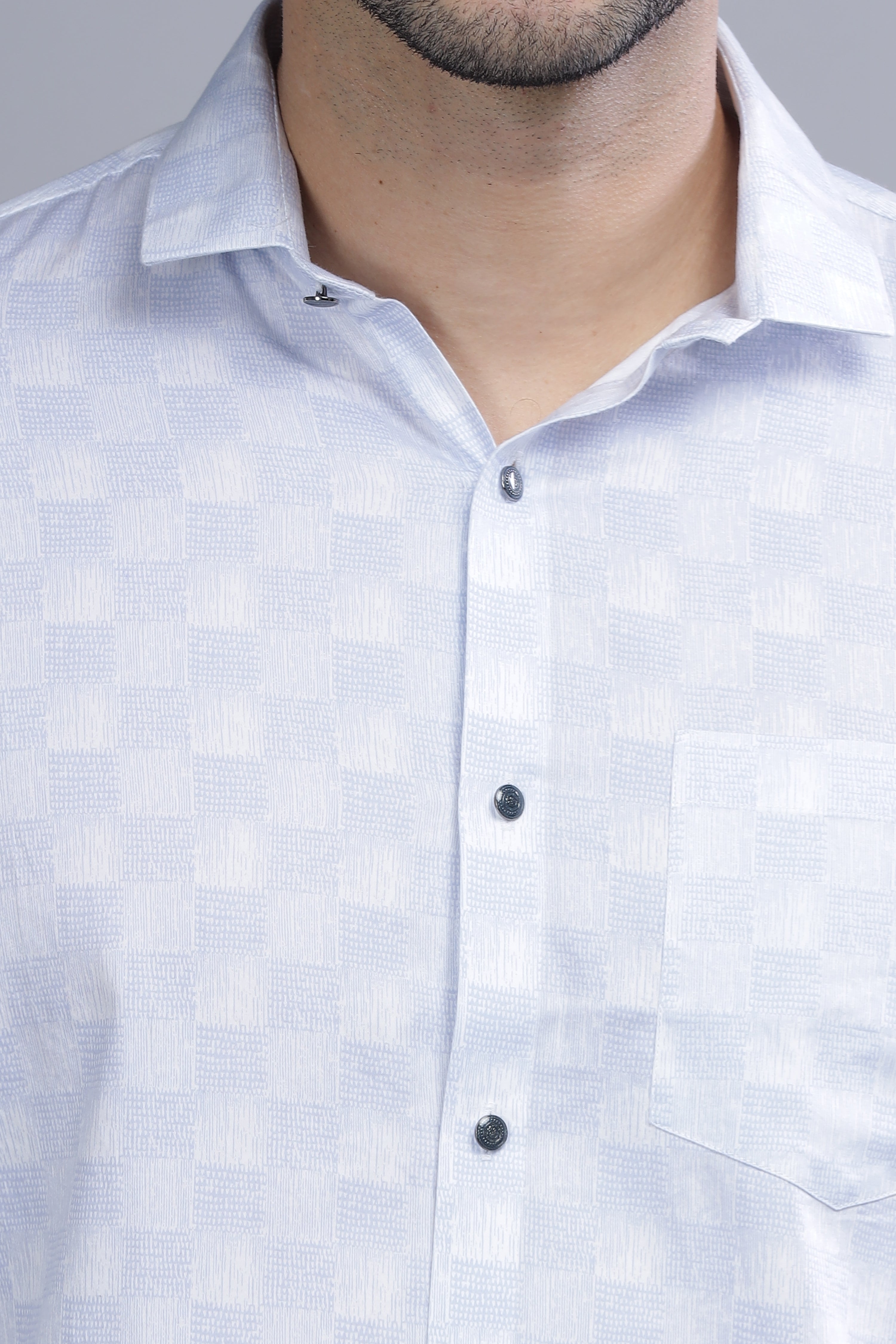 Heritage Paisley Sky Blue Shirt