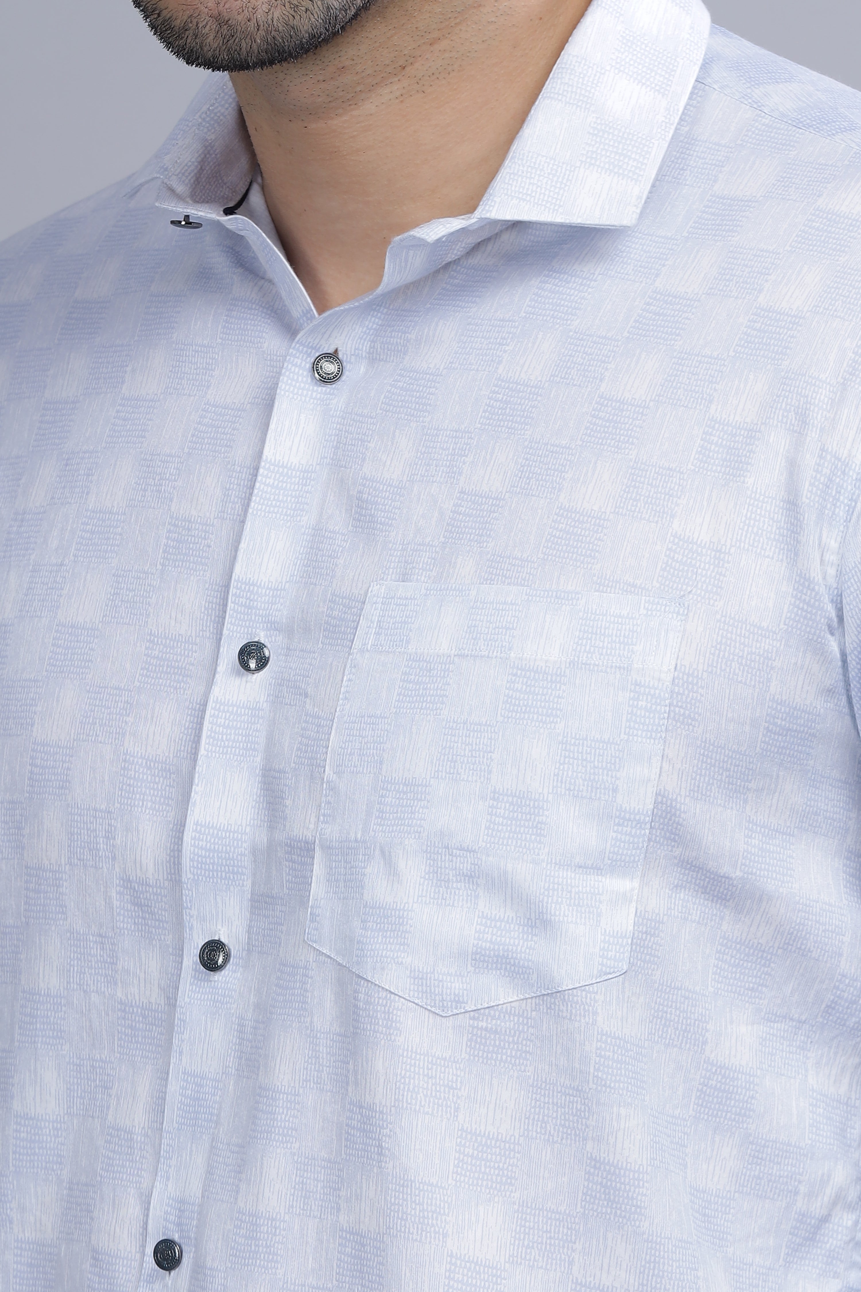 Heritage Paisley Sky Blue Shirt