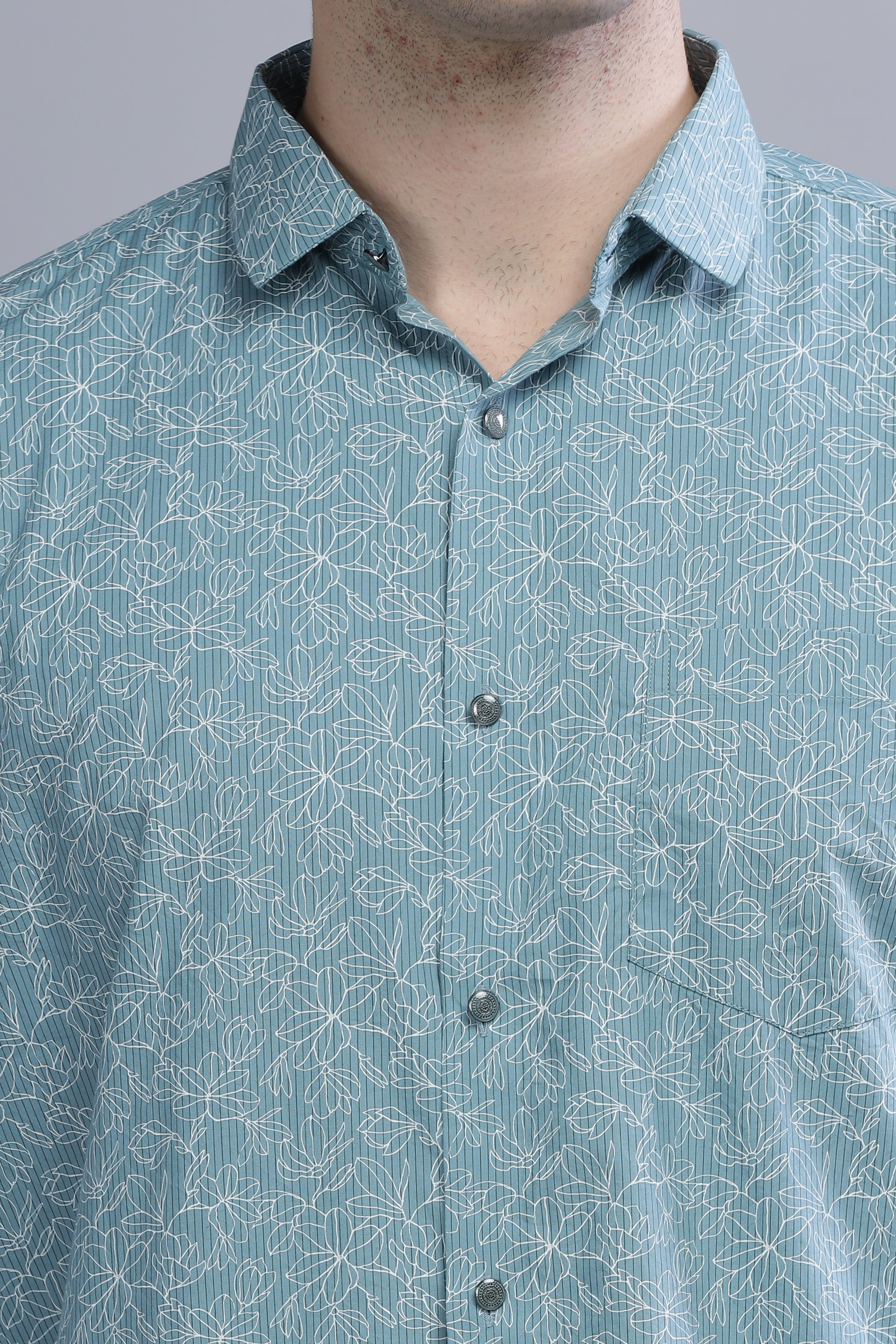 Cypress Paisley Blue Shirt