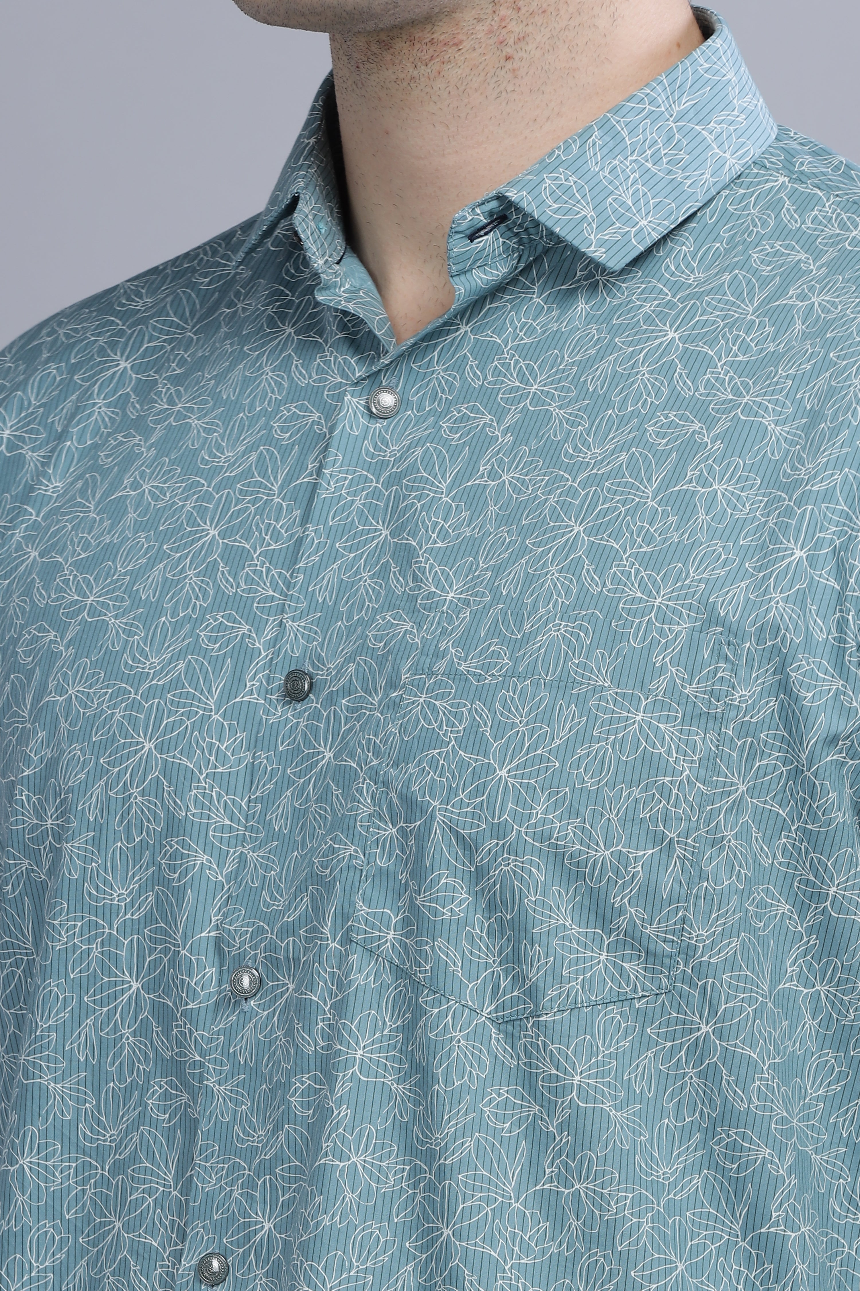 Cypress Paisley Blue Shirt