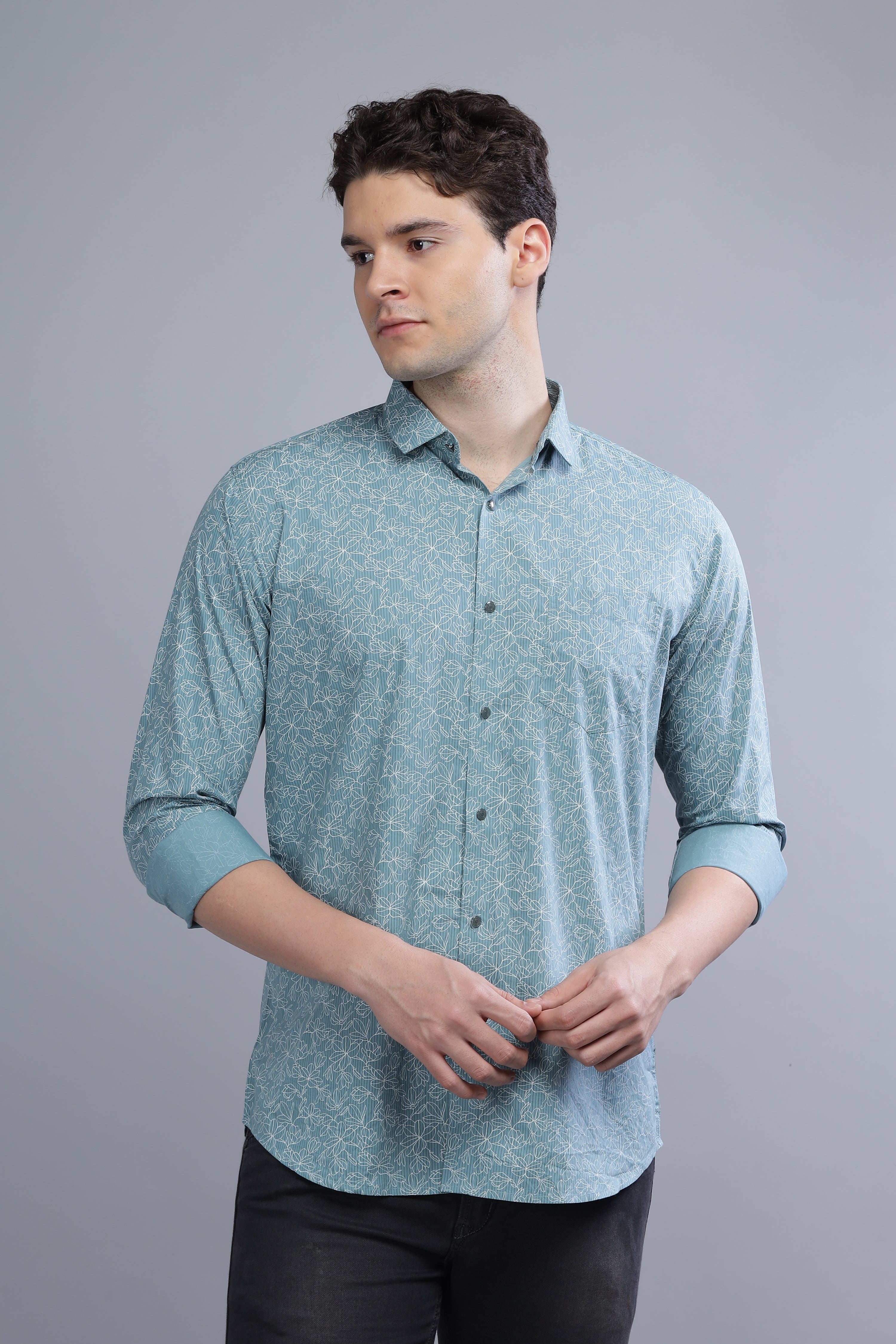 Cypress Paisley Blue Shirt