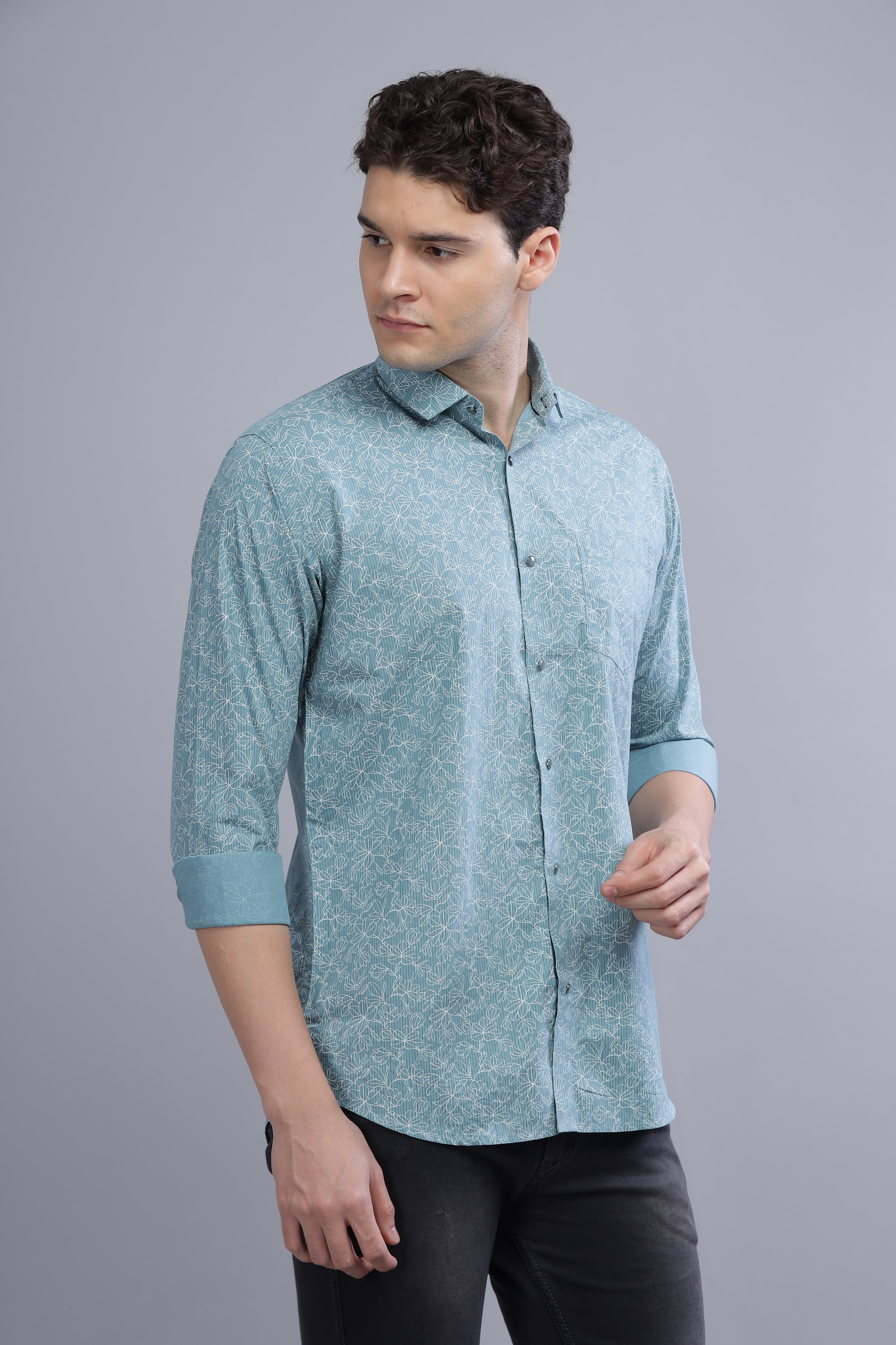 Cypress Paisley Blue Shirt