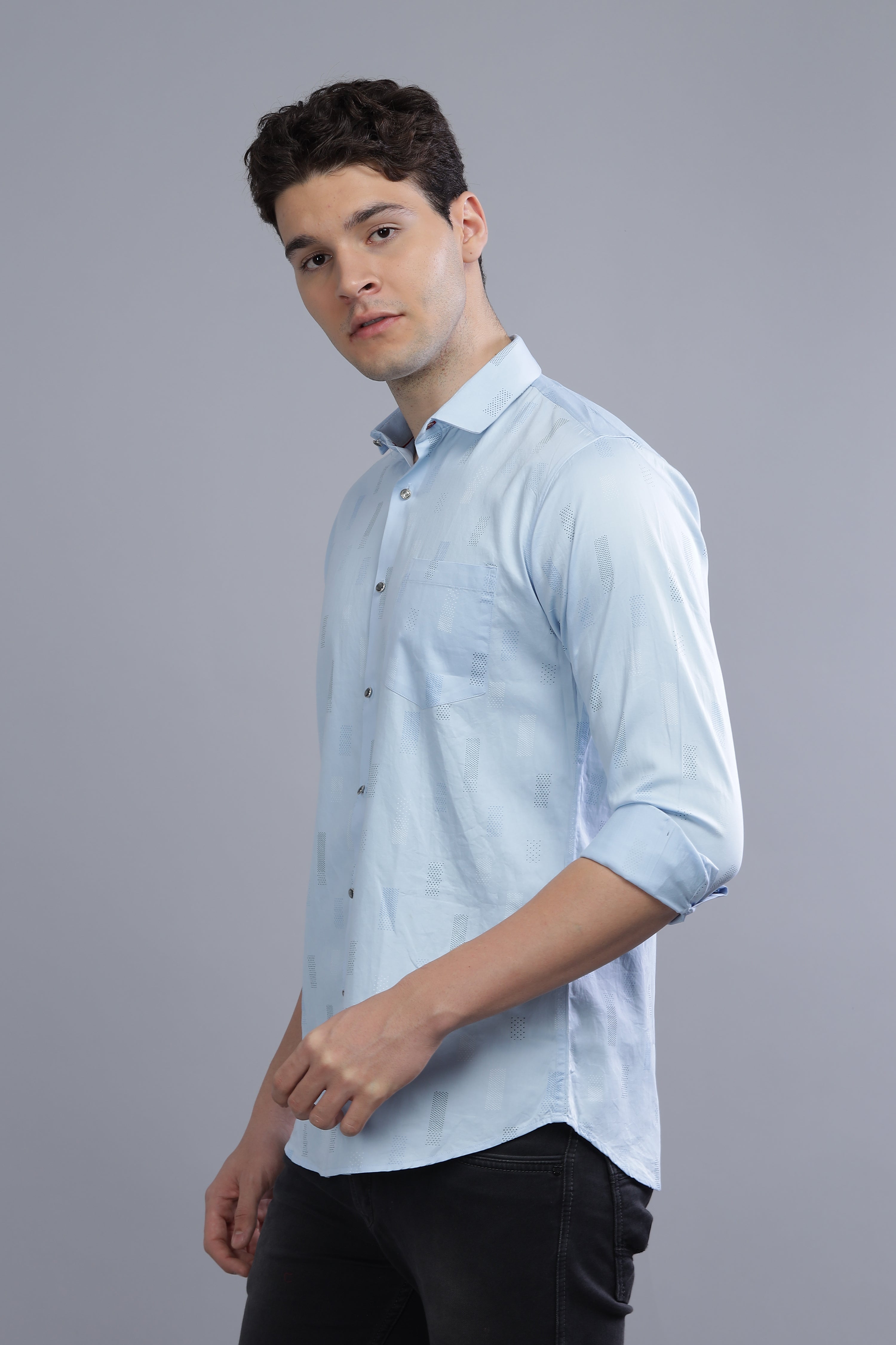 Kolam Blue Shirt