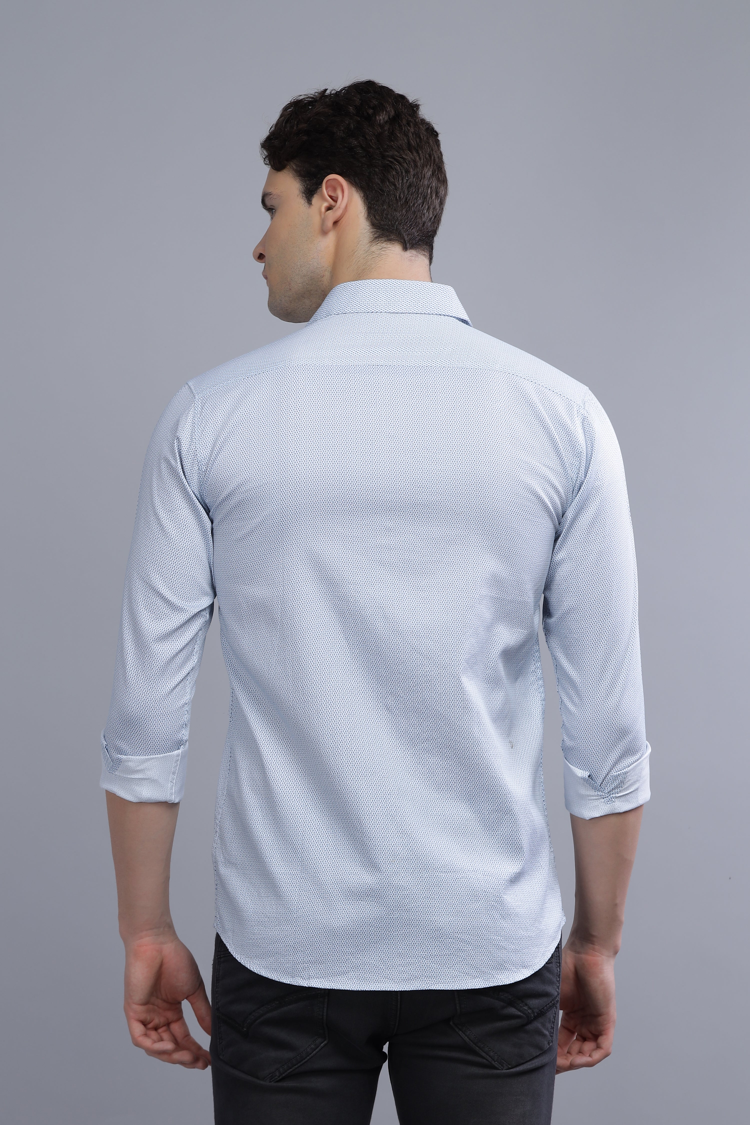 Minimo Design Blue Shirt