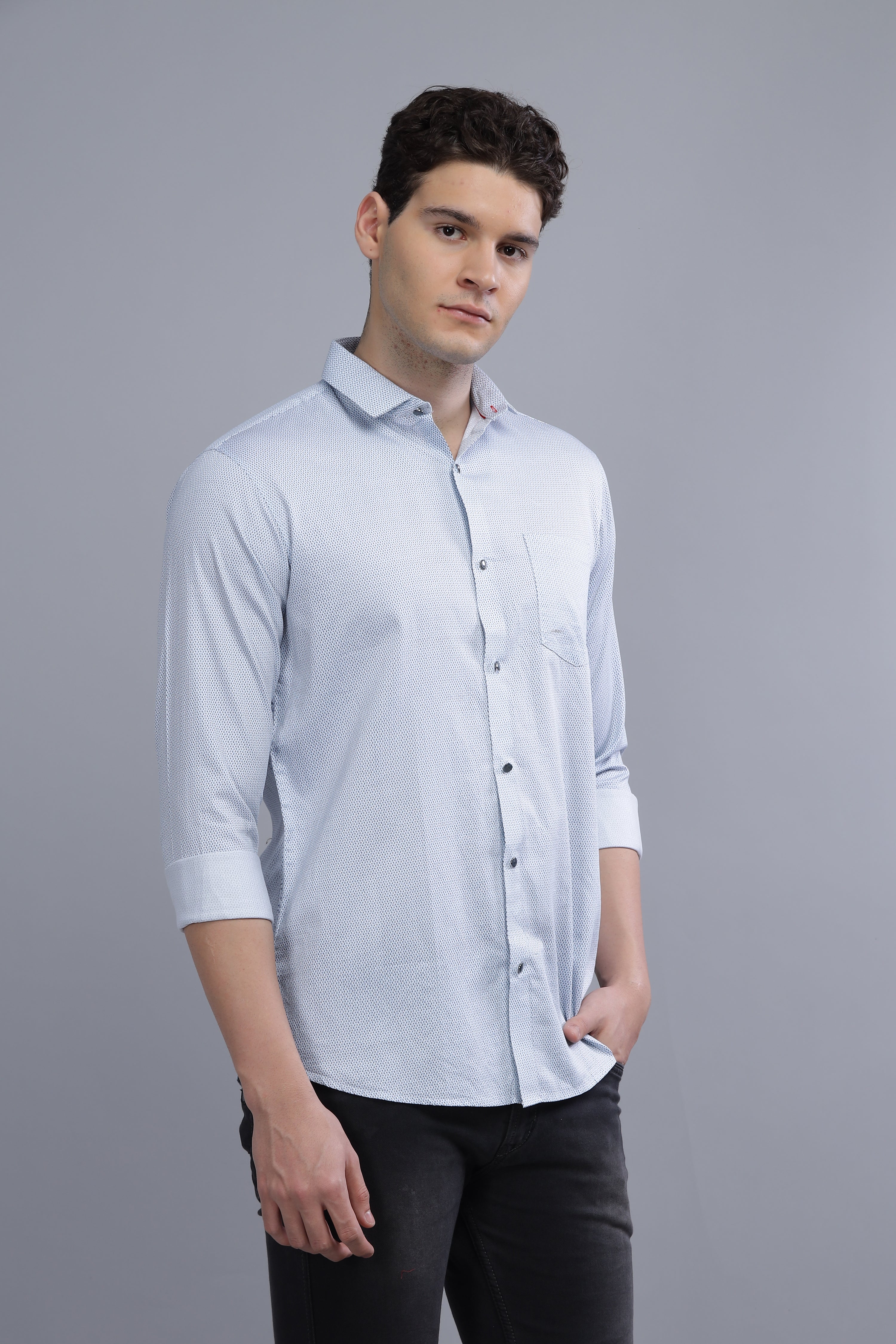 Minimo Design Blue Shirt