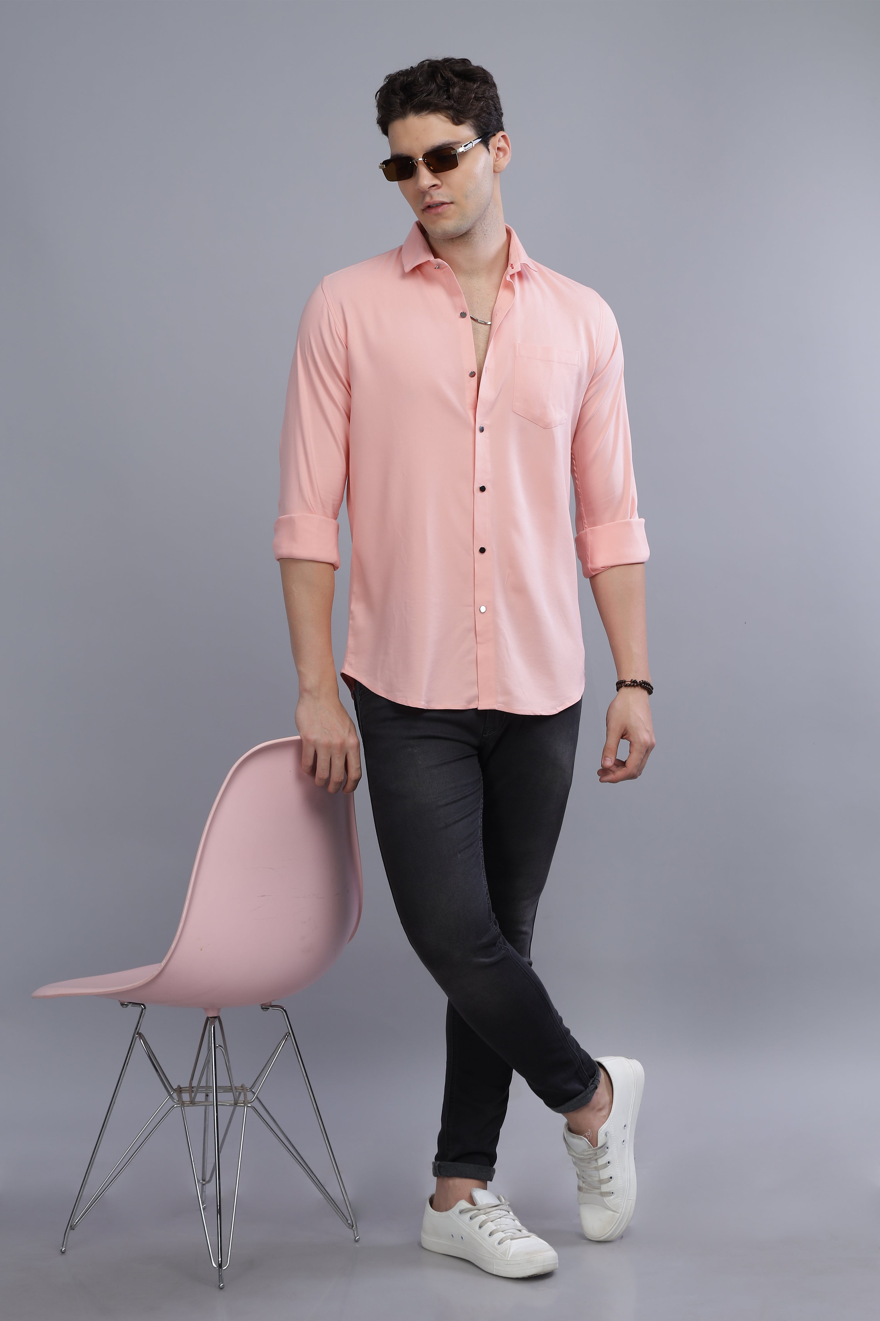 Chagrin Pink Shirt