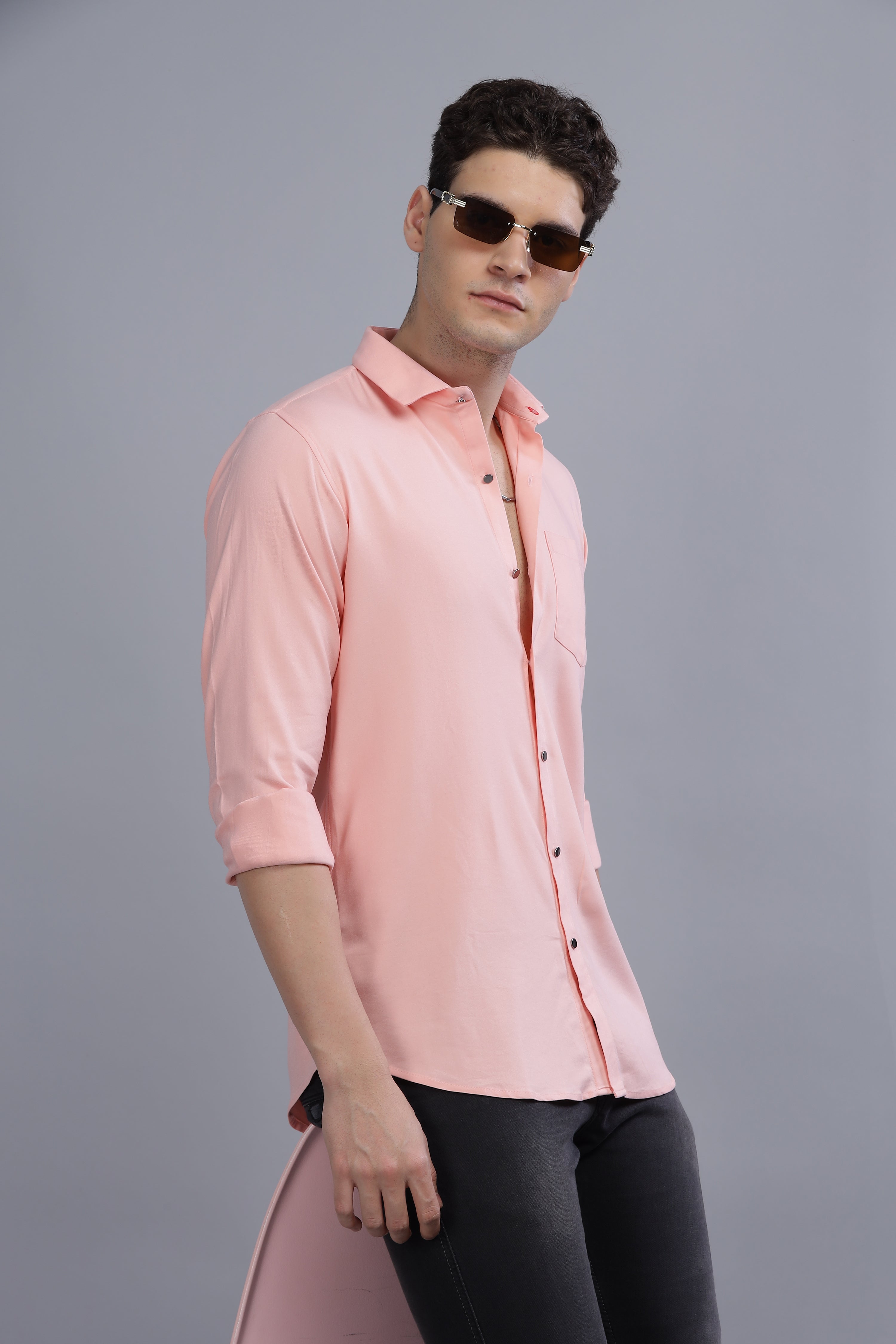 Chagrin Pink Shirt