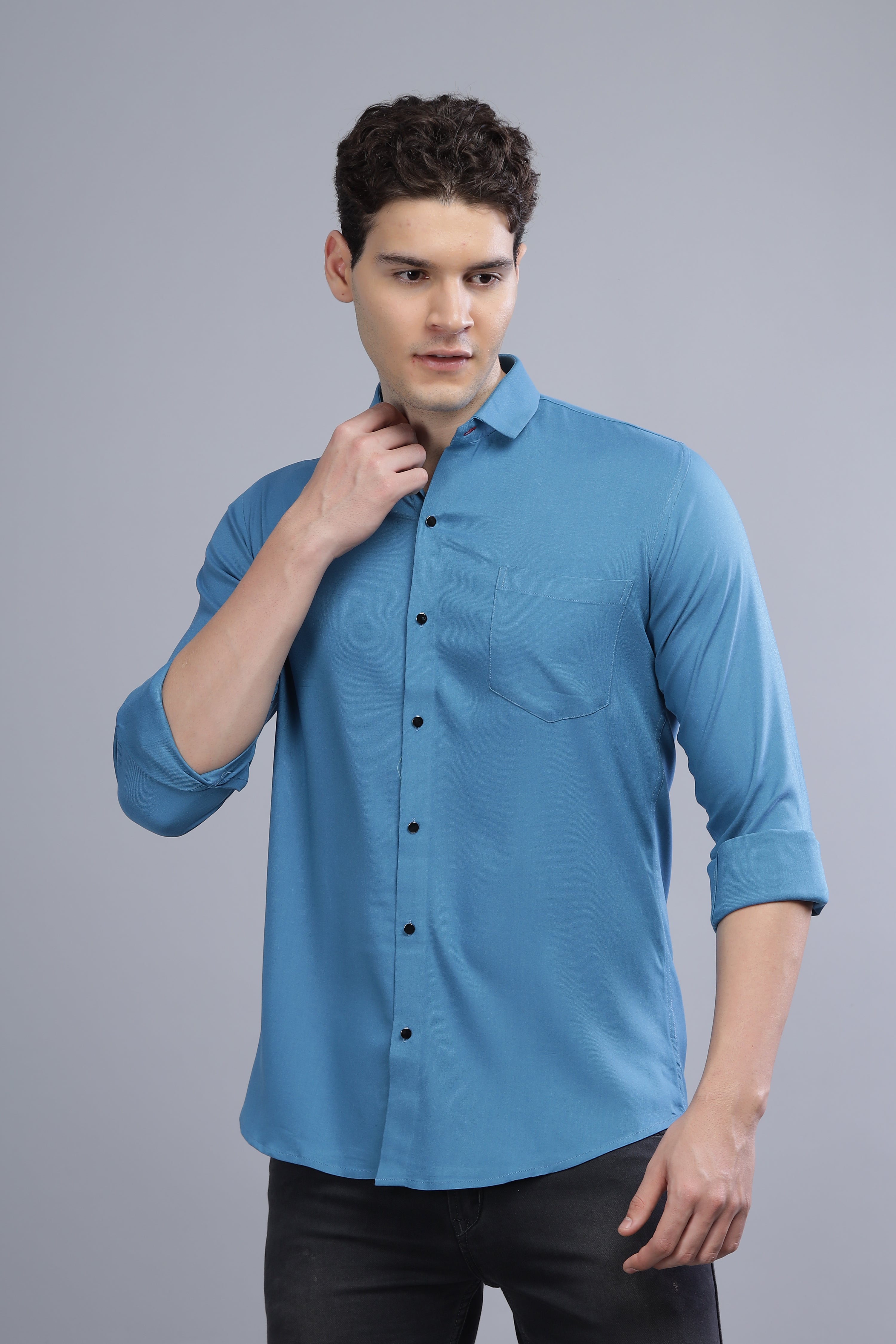 Chagrin Blue Shirt