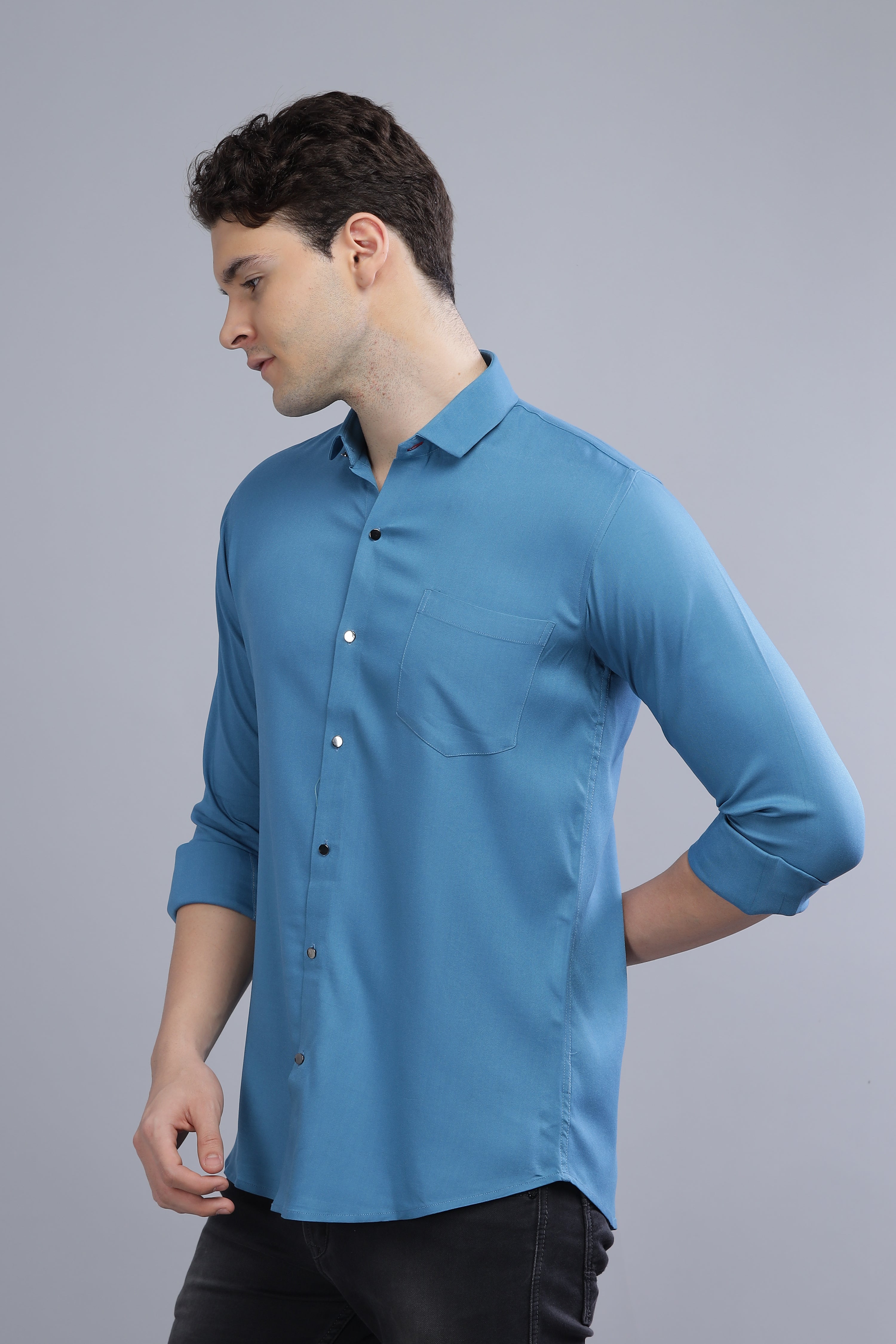 Chagrin Blue Shirt