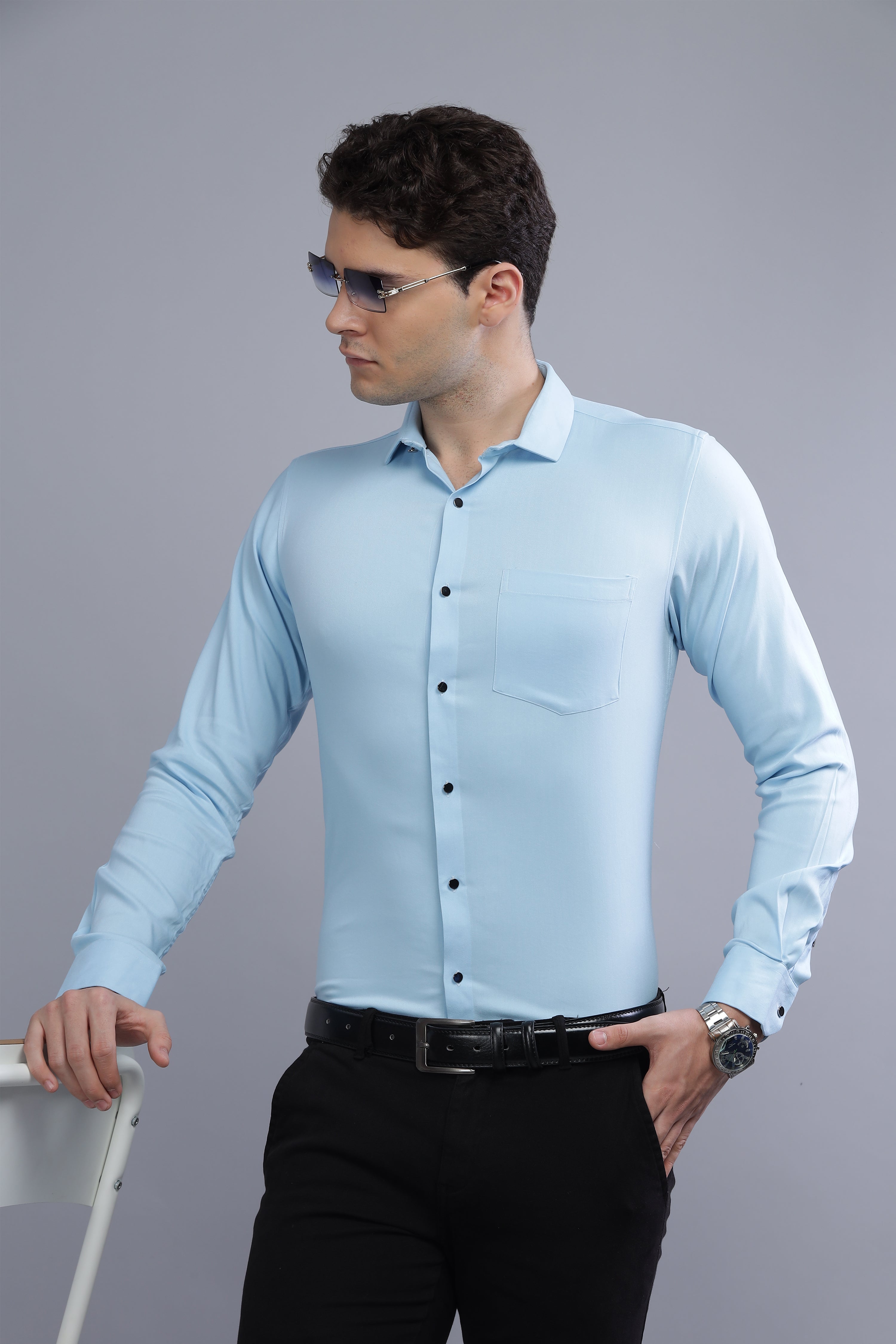 Chagrin Sky Blue Shirt