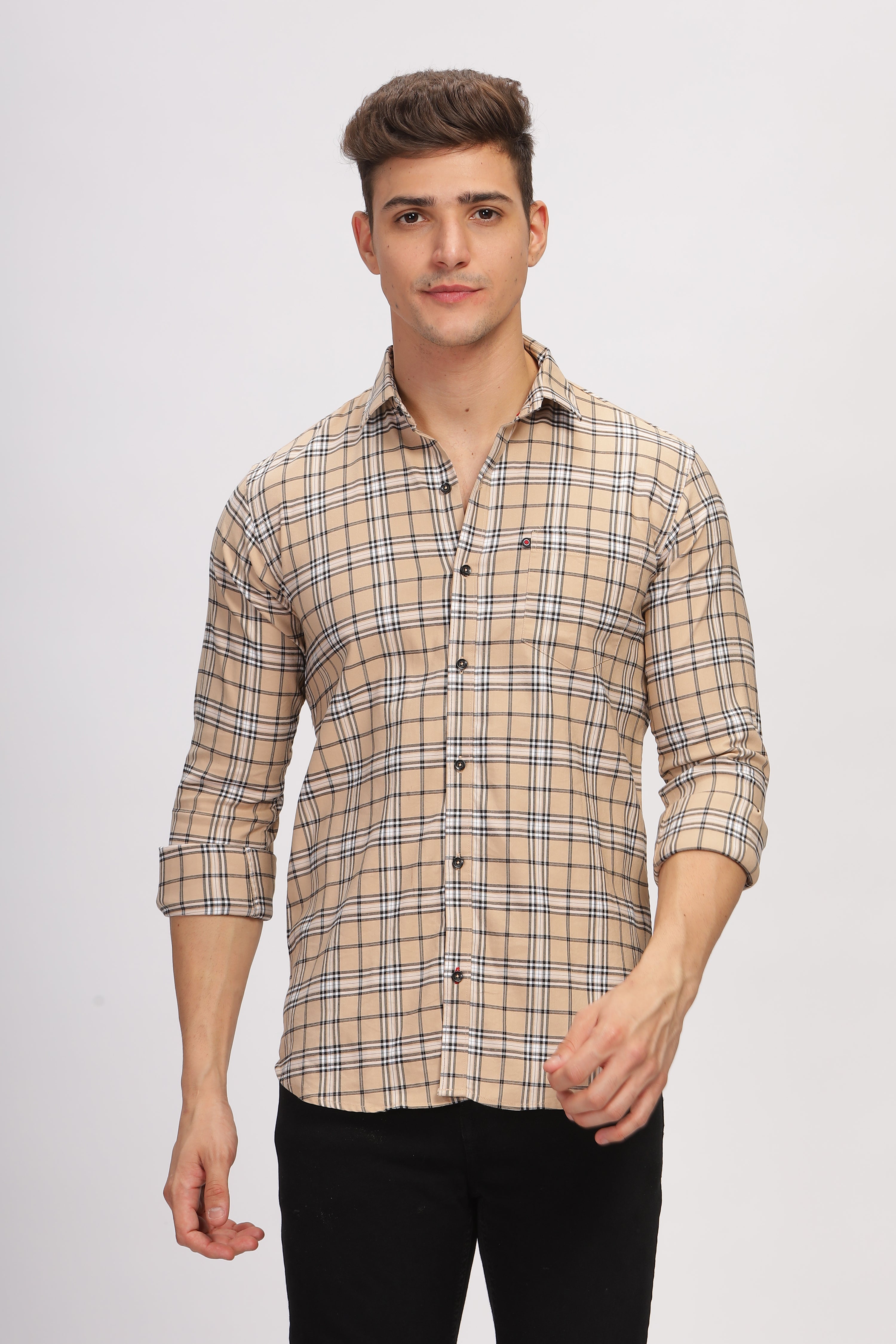 Checkered Slim Fit Shirt