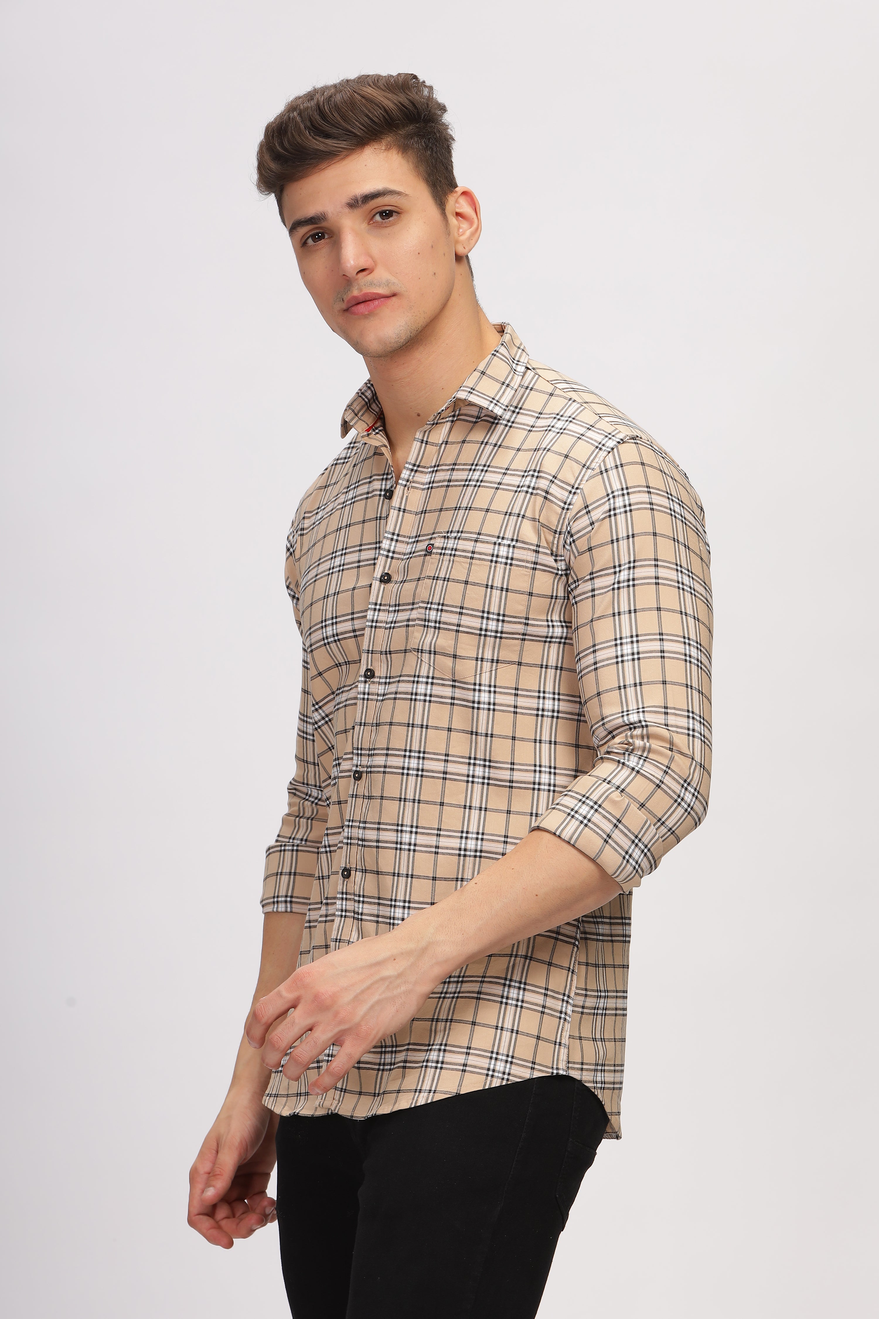 Checkered Slim Fit Shirt