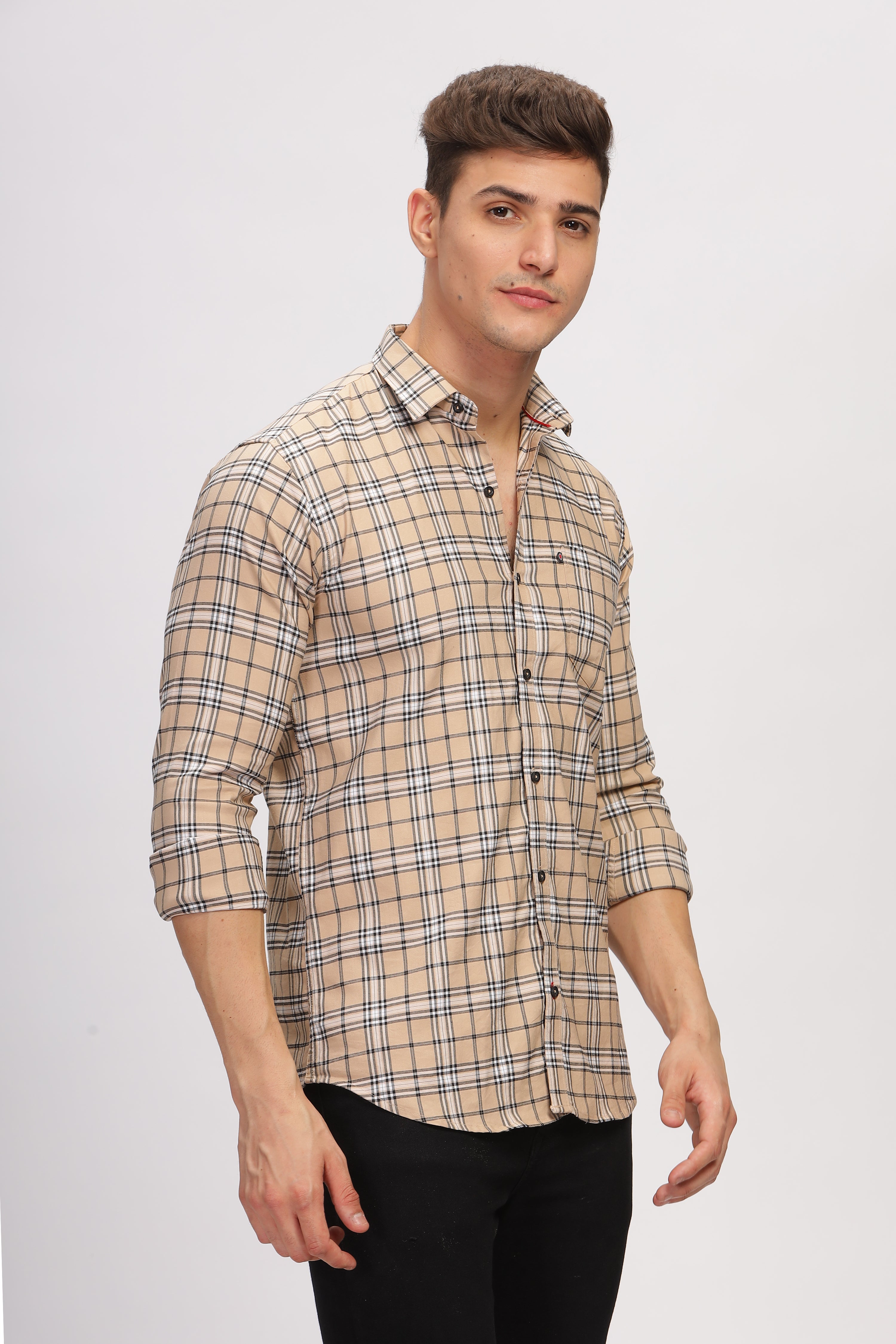 Checkered Slim Fit Shirt