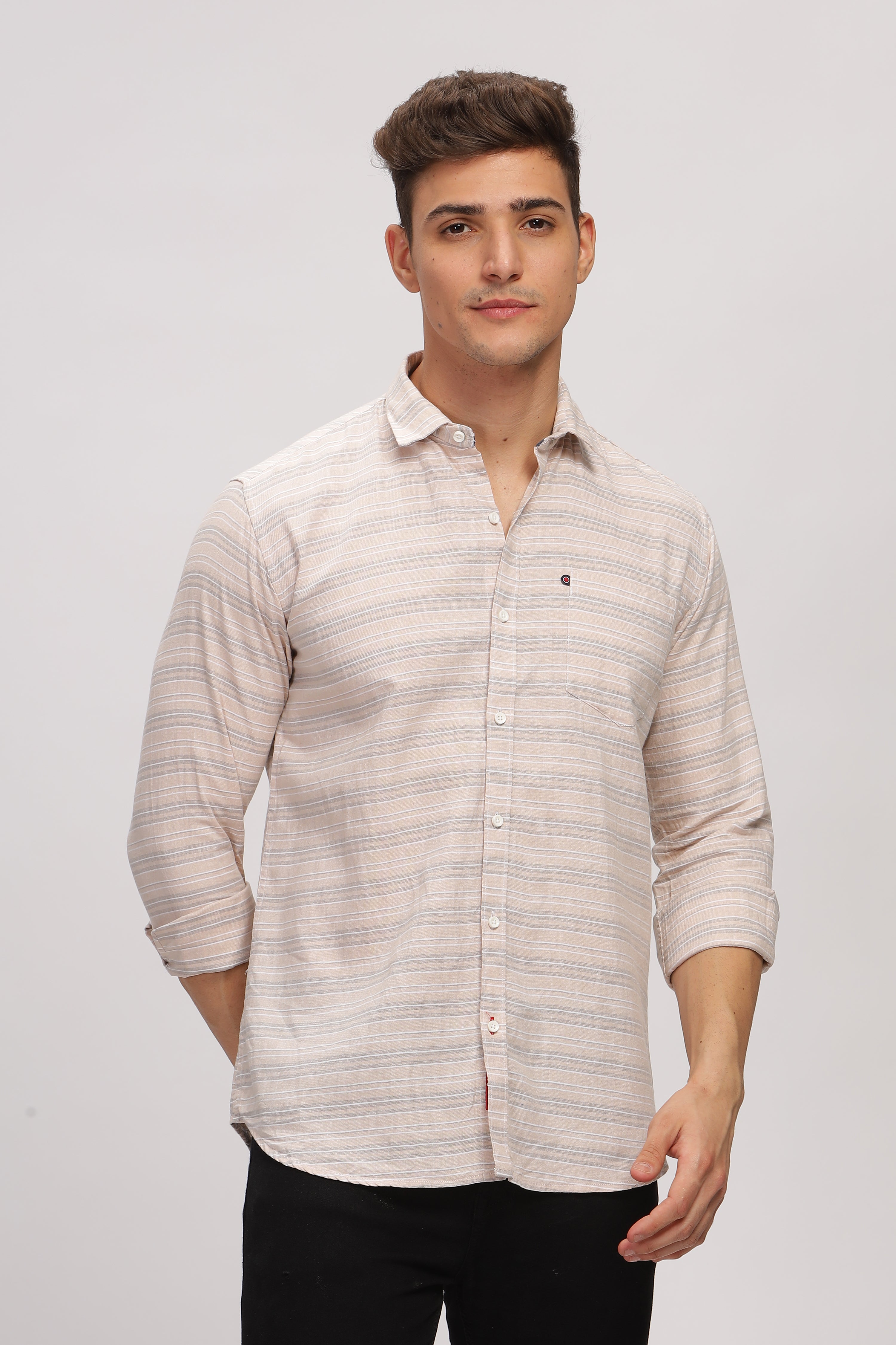 Casual Striped Slim Fit Shirt