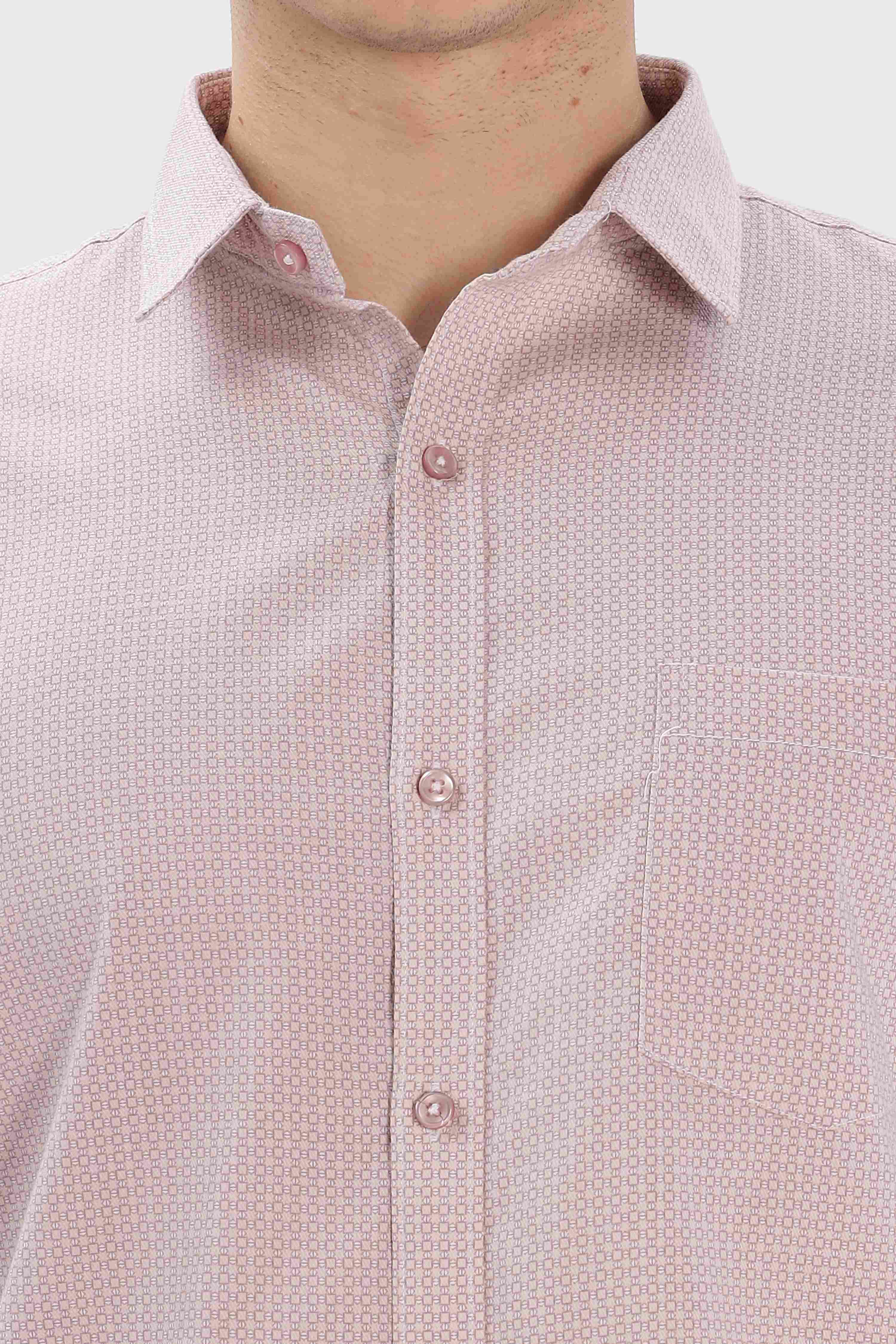 Small Scale Geometric Pattern Shirt