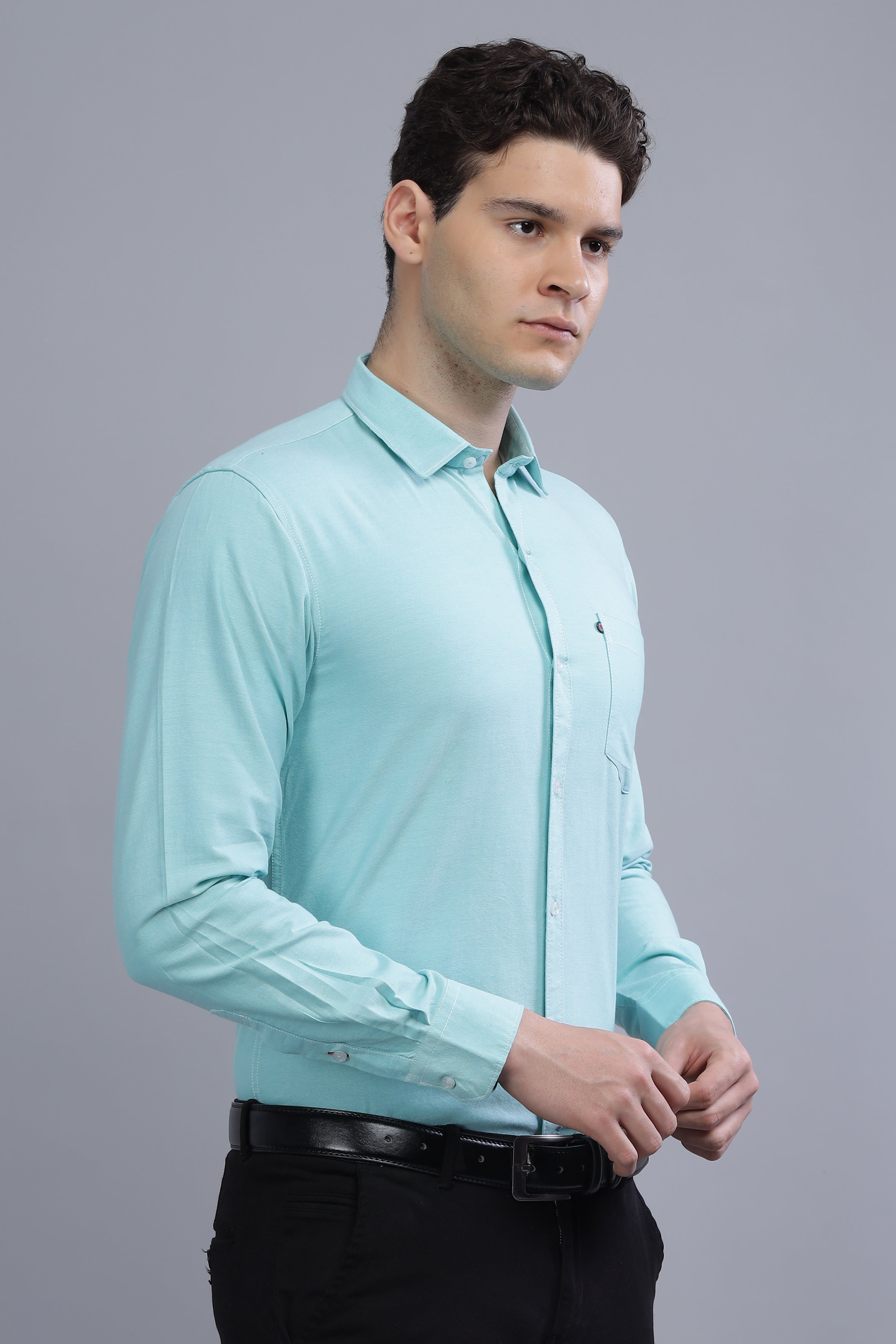 Regular Fit Medium Green shirt