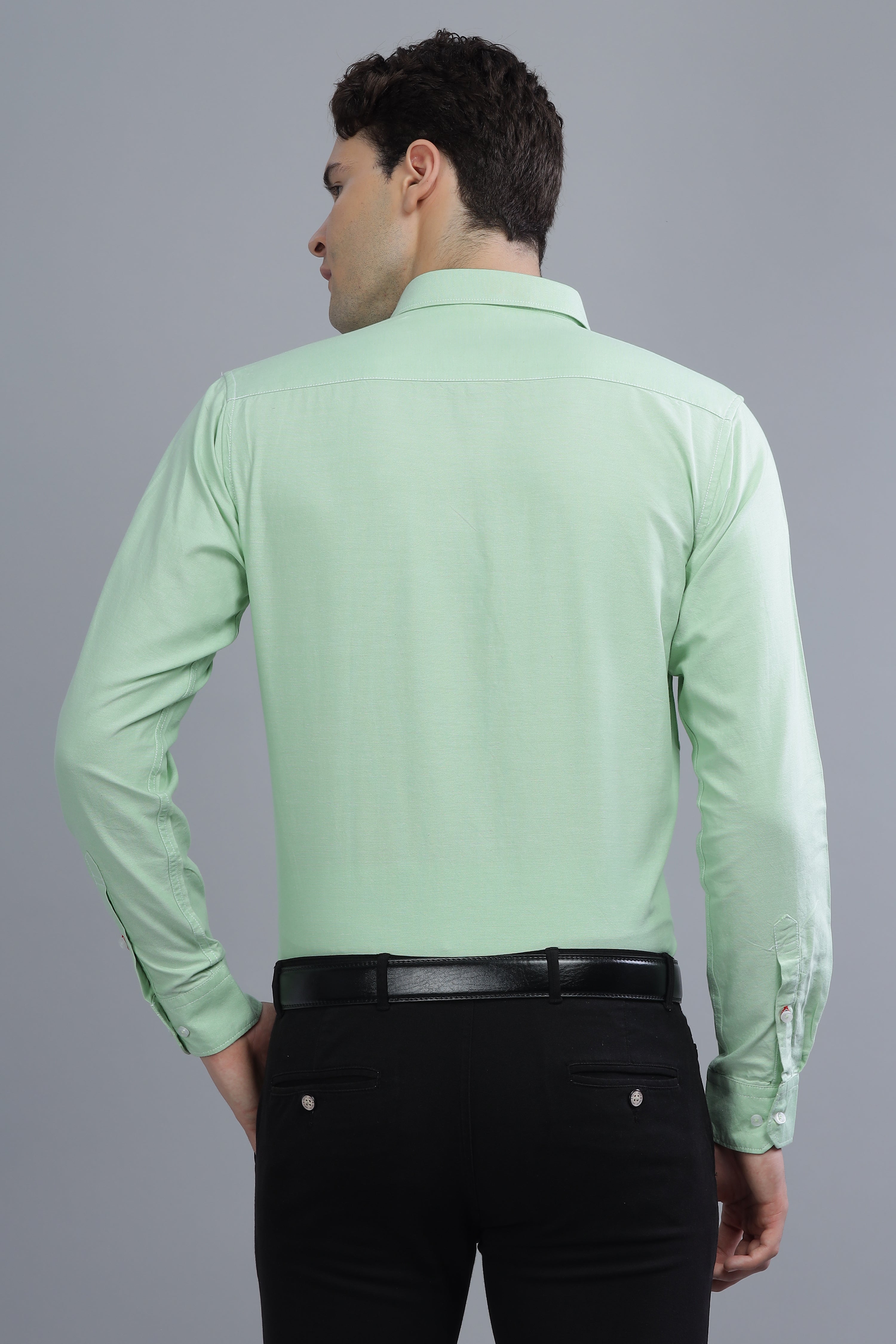 Regular Fit Green shirt