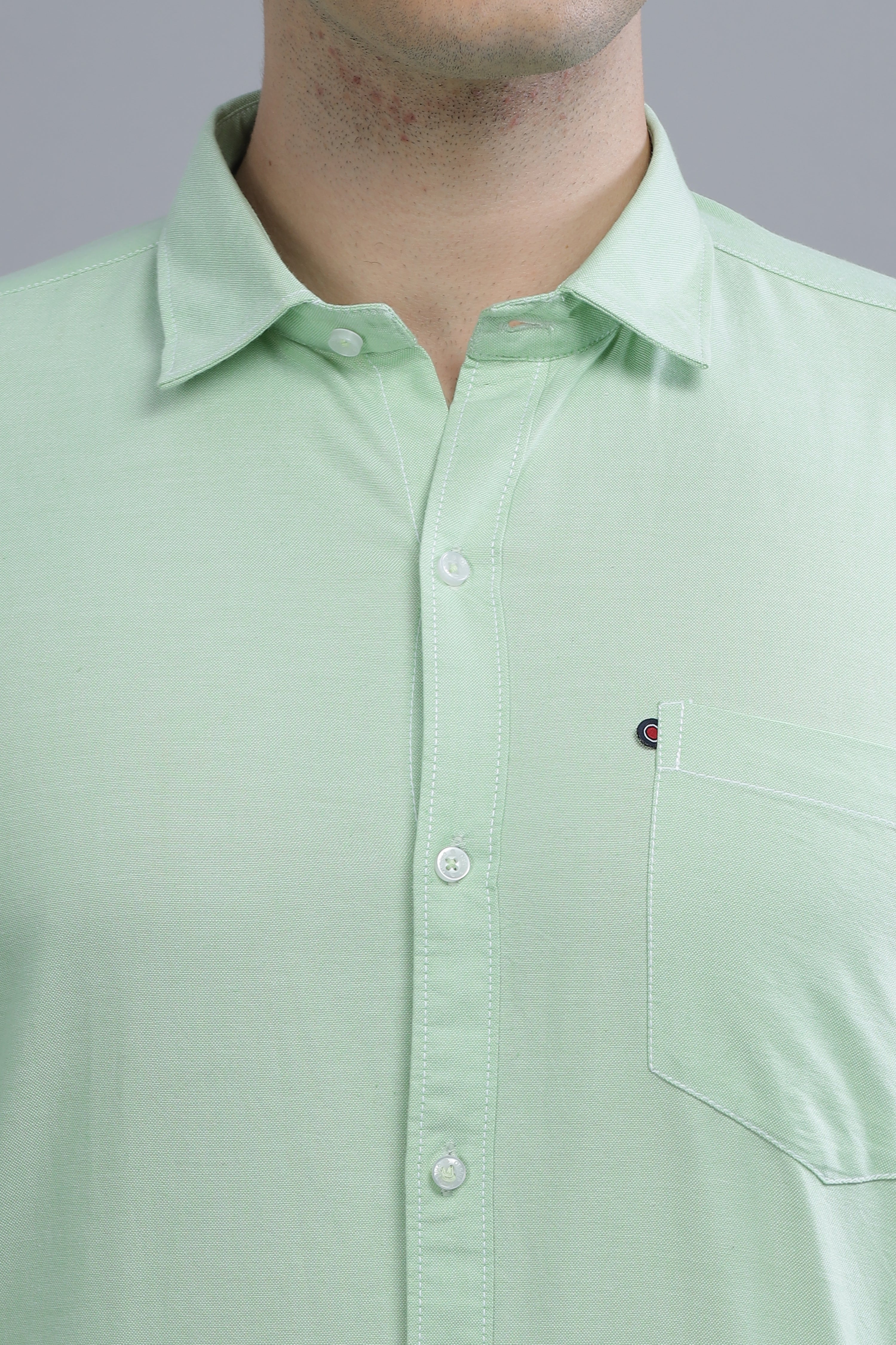 Regular Fit Green shirt