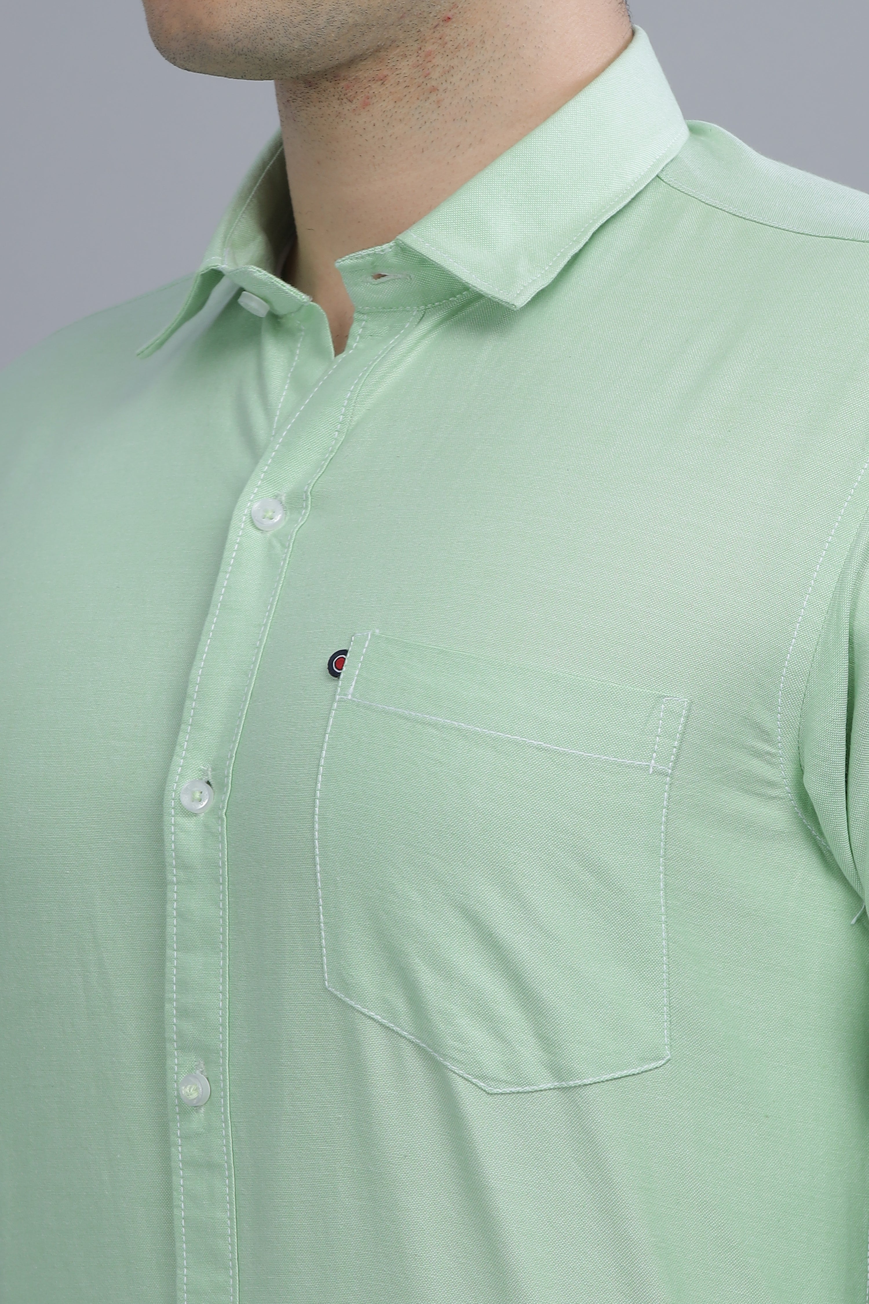 Regular Fit Green shirt