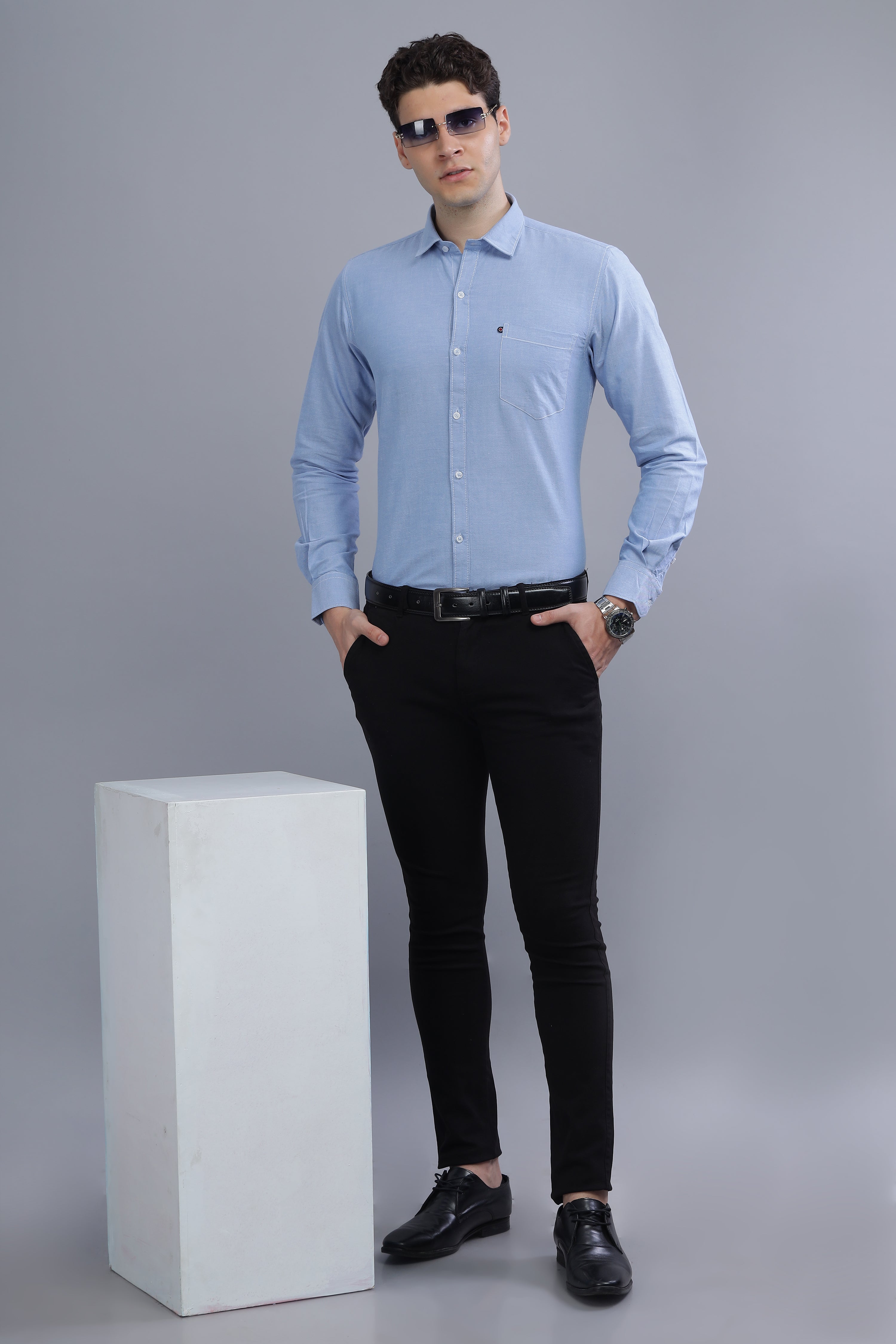 Regular Fit Blue shirt