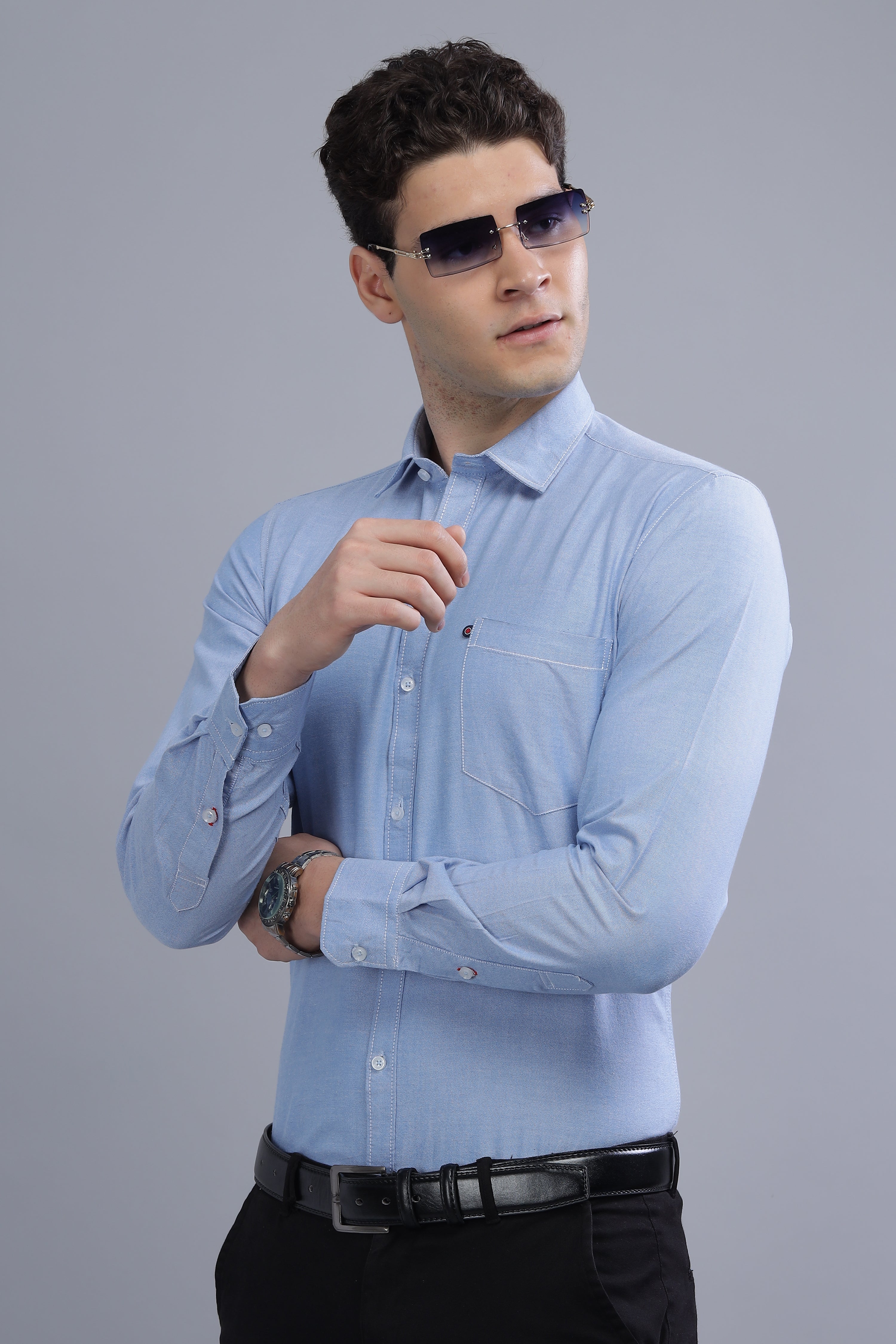 Regular Fit Blue shirt